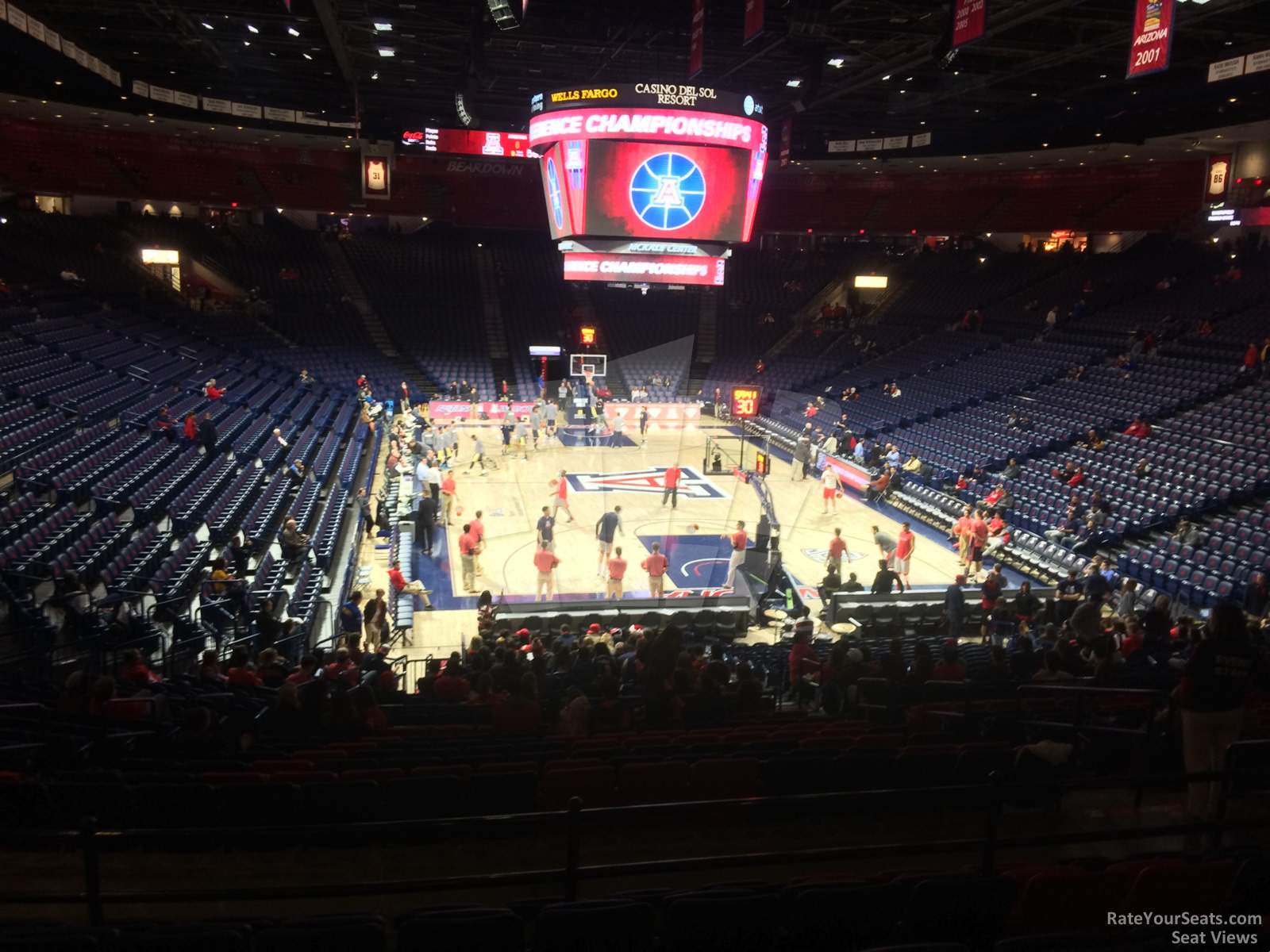 section 22, row 23 seat view  - mckale center