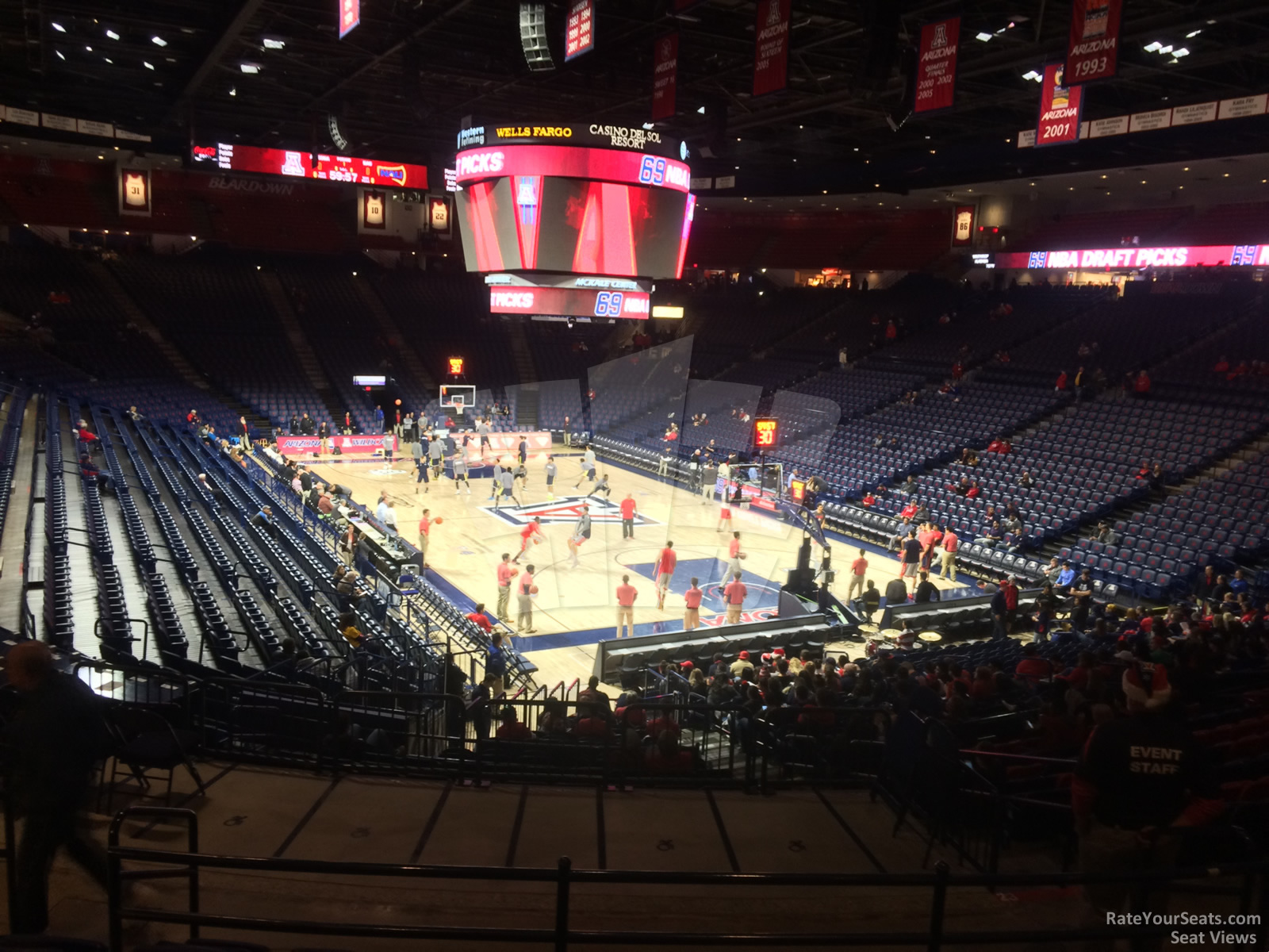 section 23, row 23 seat view  - mckale center