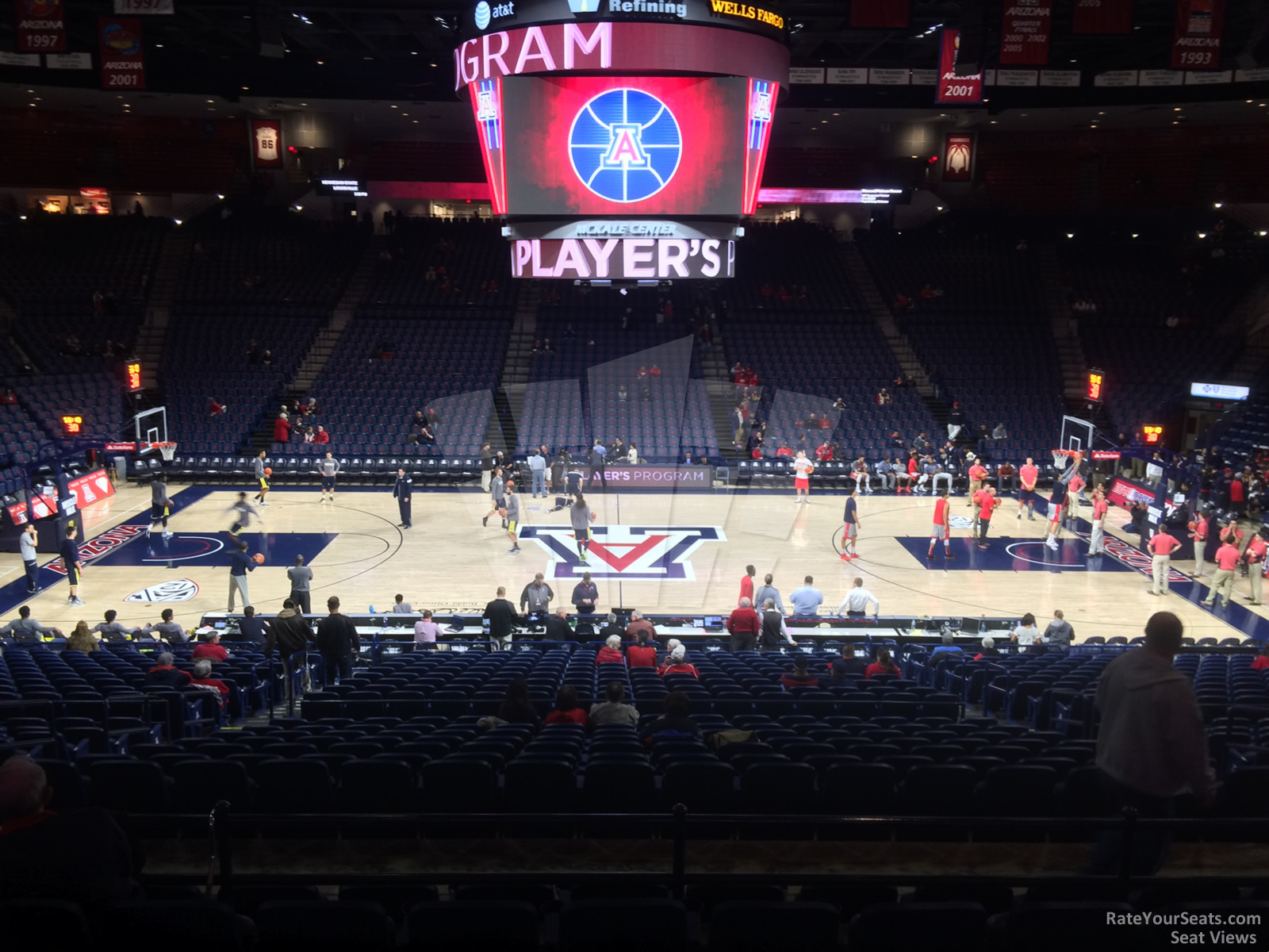 section 3, row 23 seat view  - mckale center