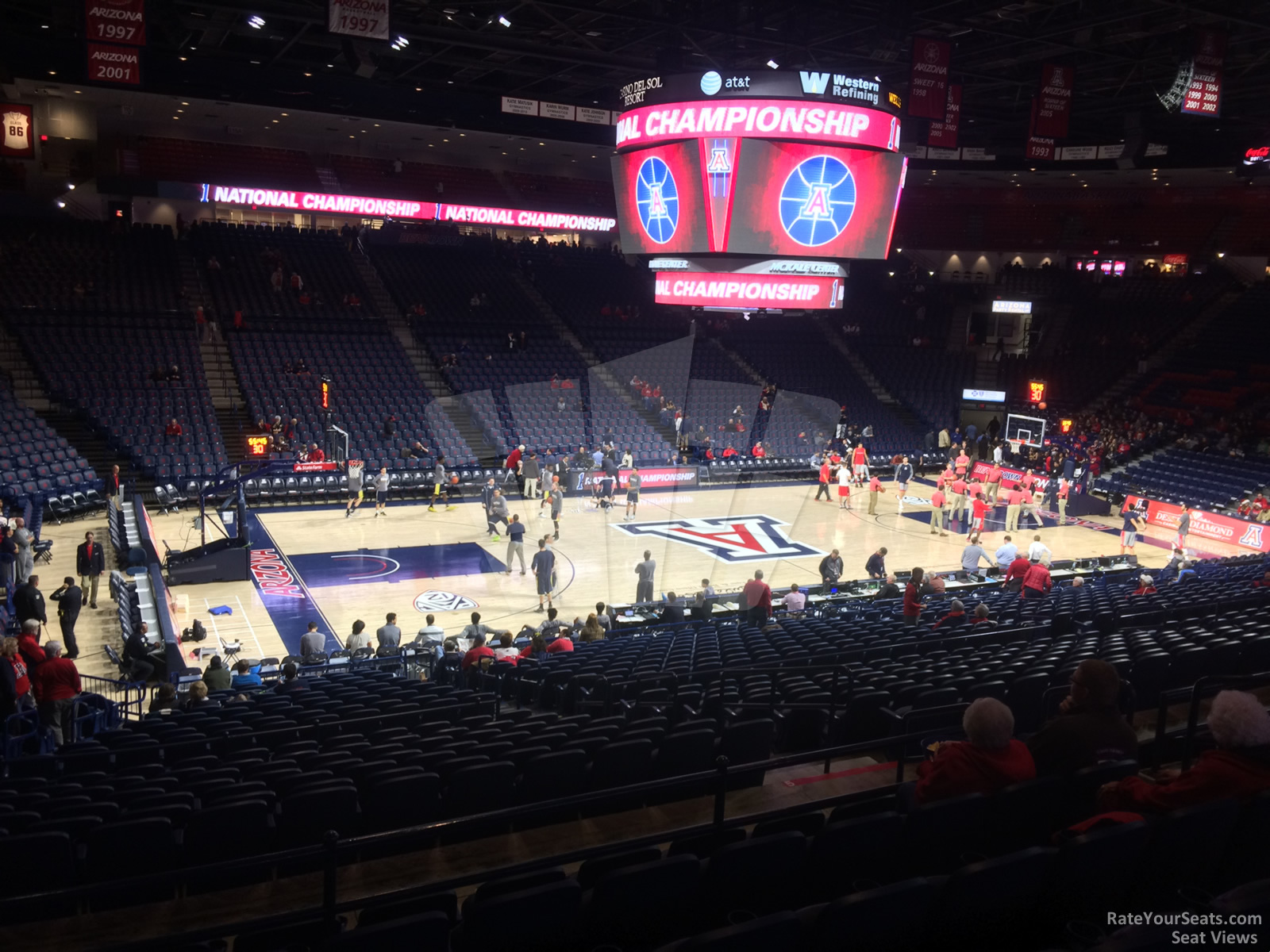 section 5, row 23 seat view  - mckale center