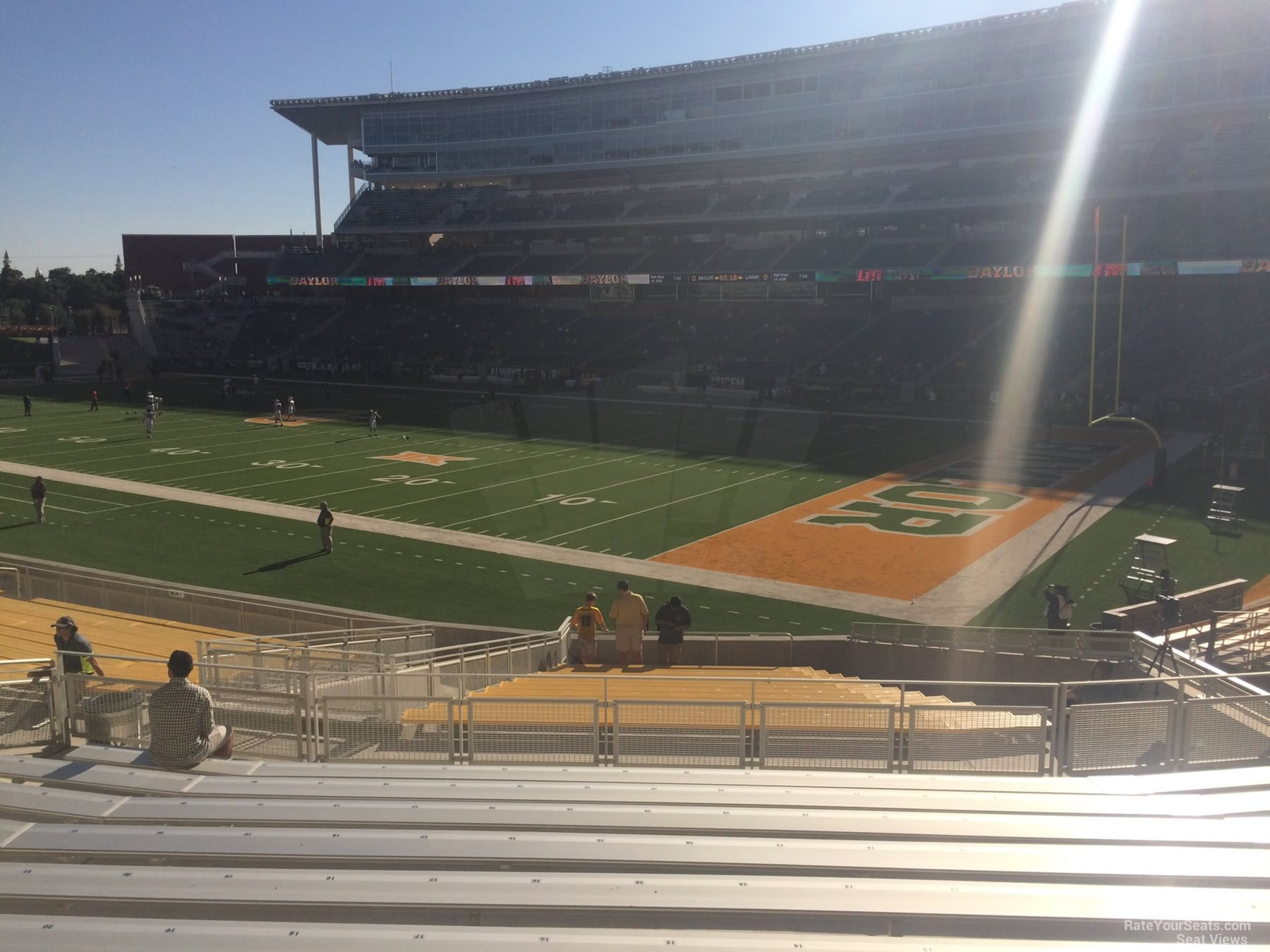 section 119, row 25 seat view  for football - mclane stadium