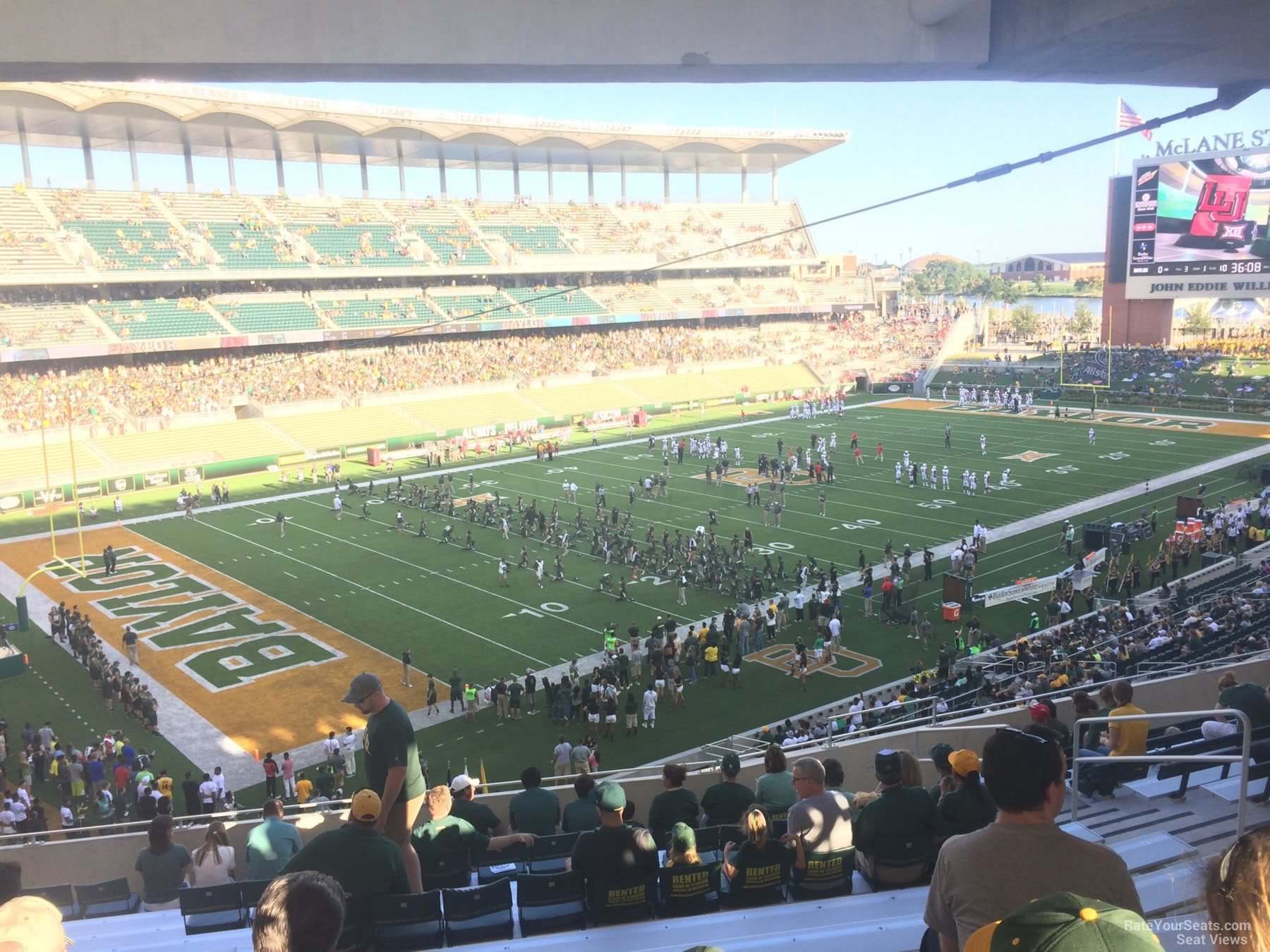 section 212, row 12 seat view  for football - mclane stadium