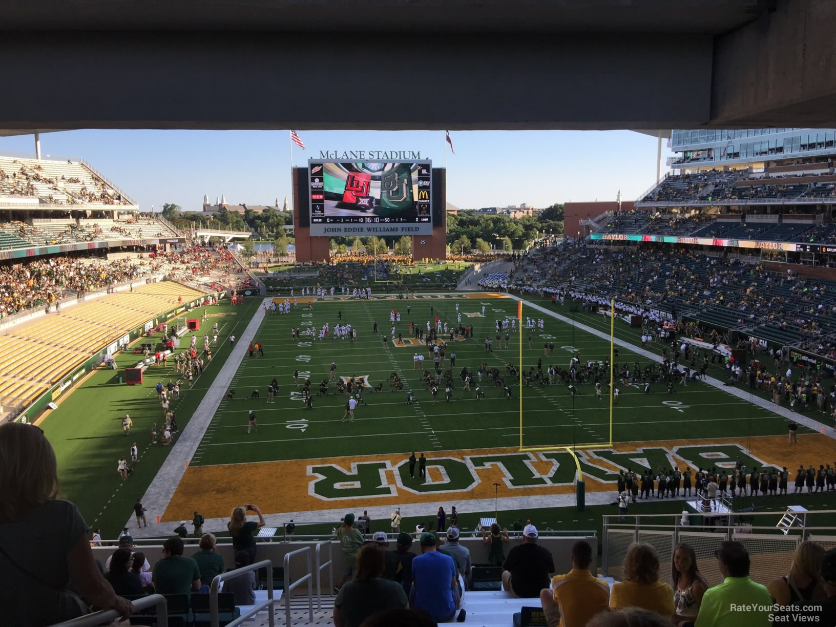 section 215 seat view  for football - mclane stadium