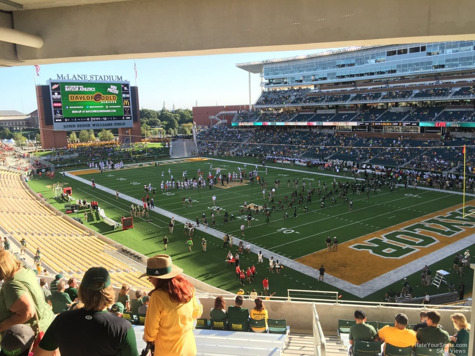 section 218 seat view  - mclane stadium