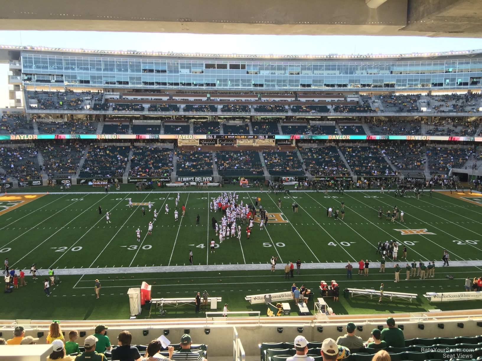section 225 seat view  for football - mclane stadium