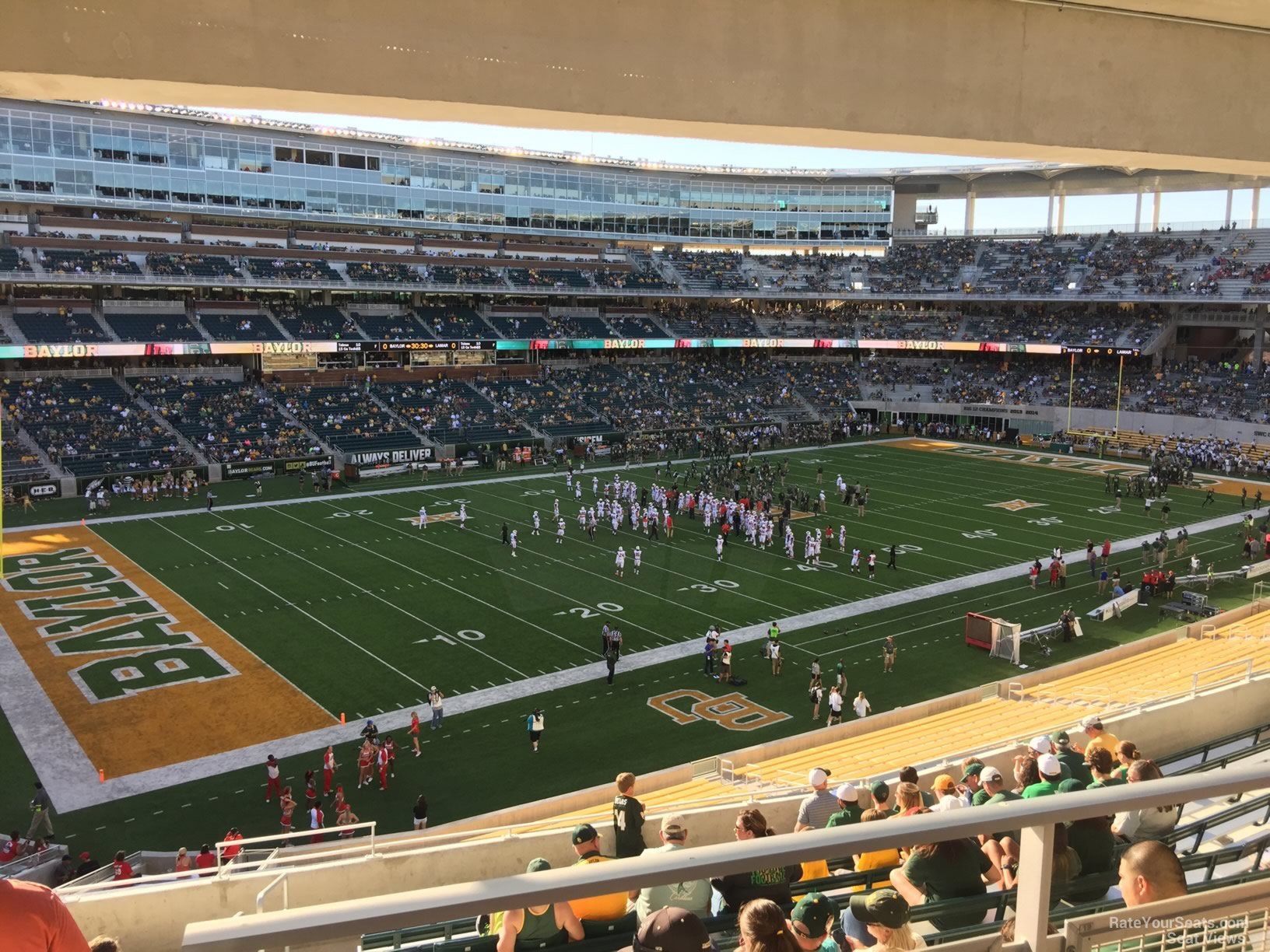 Baylor Seating Chart Football