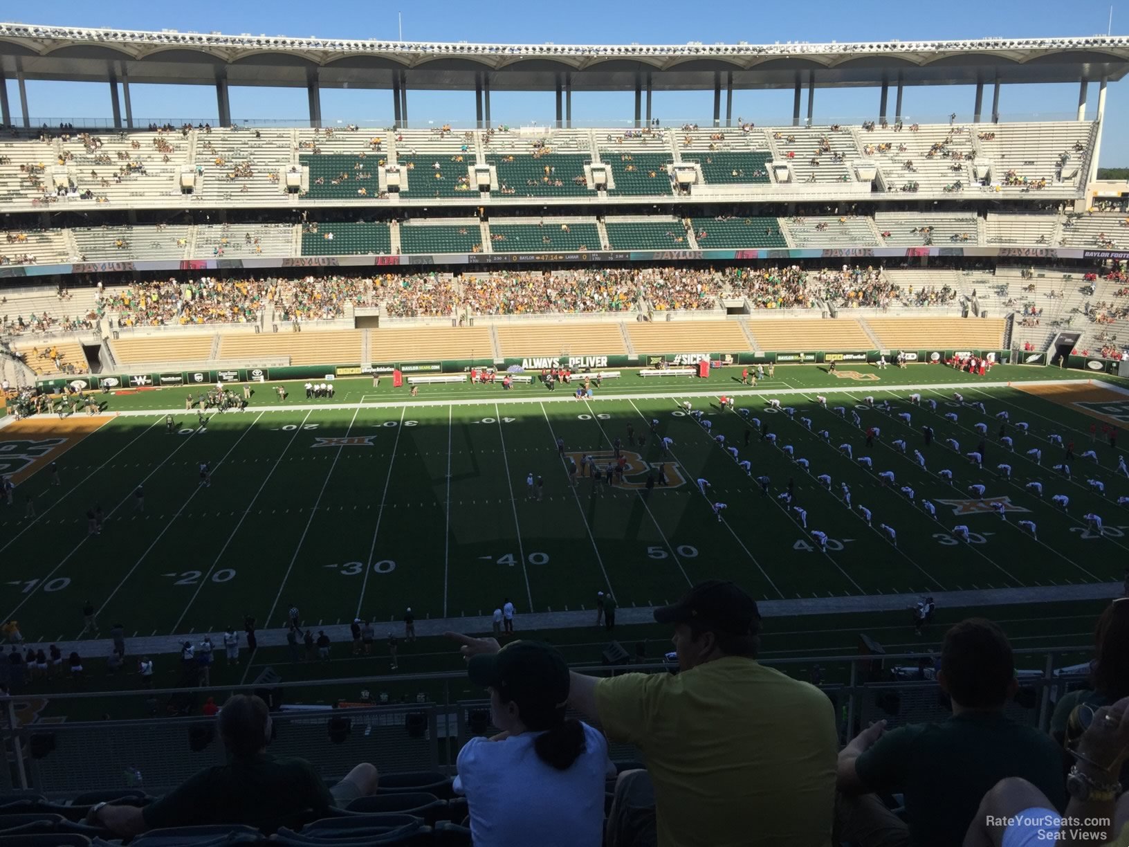 section 307, row 6 seat view  - mclane stadium