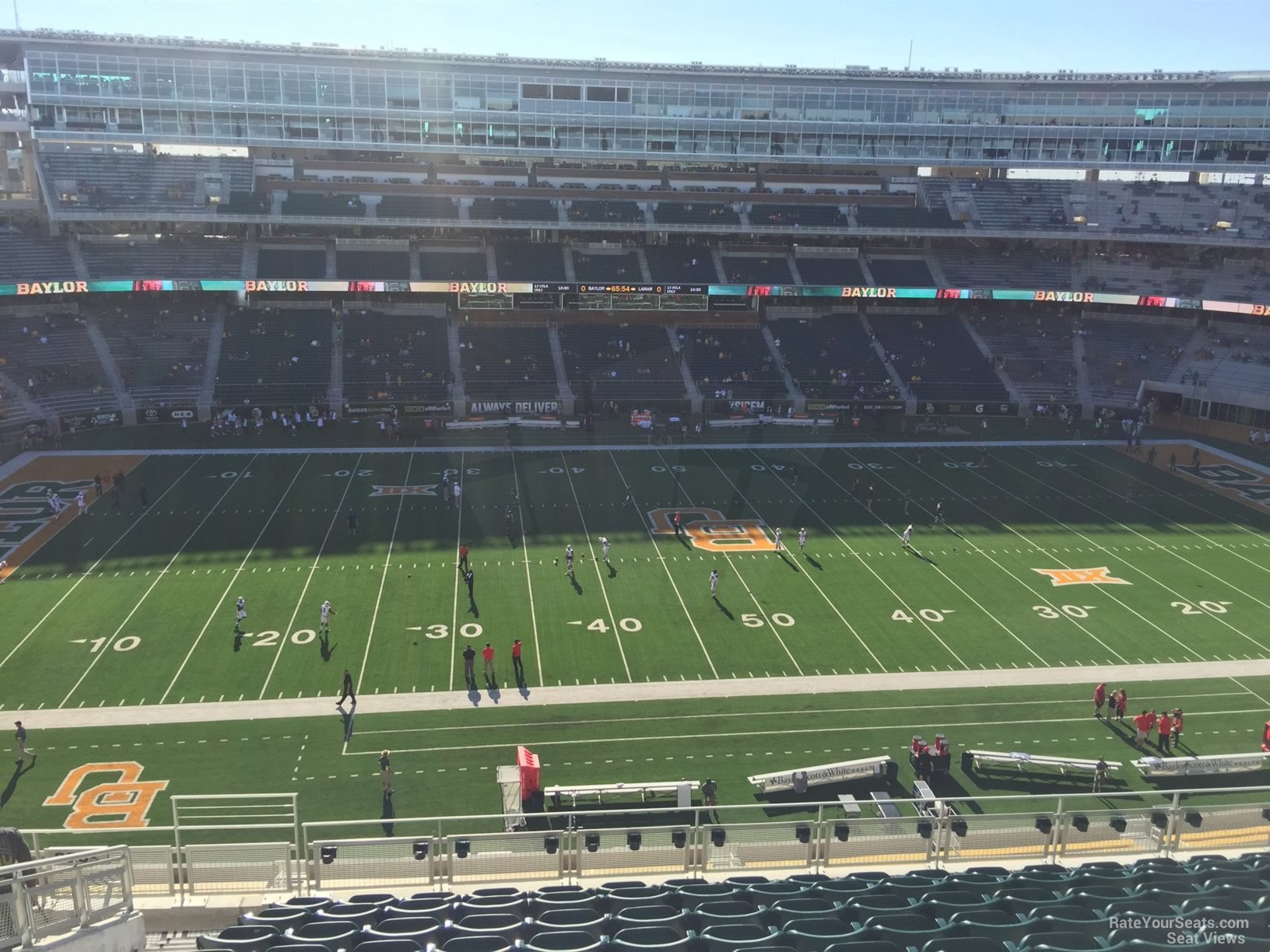 section 325, row 10 seat view  - mclane stadium