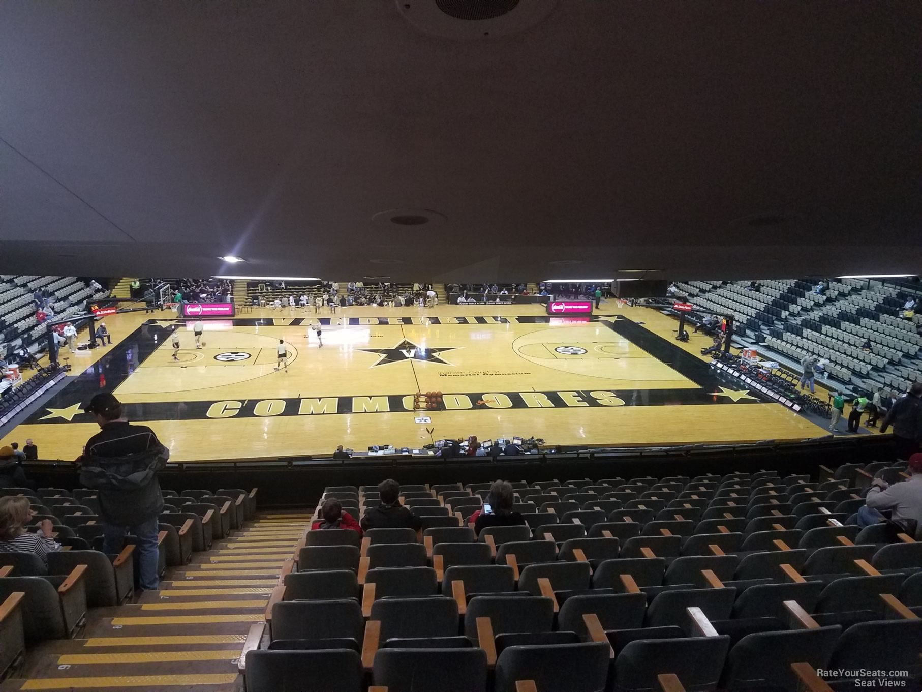 section 2c, row 14 seat view  - memorial gymnasium