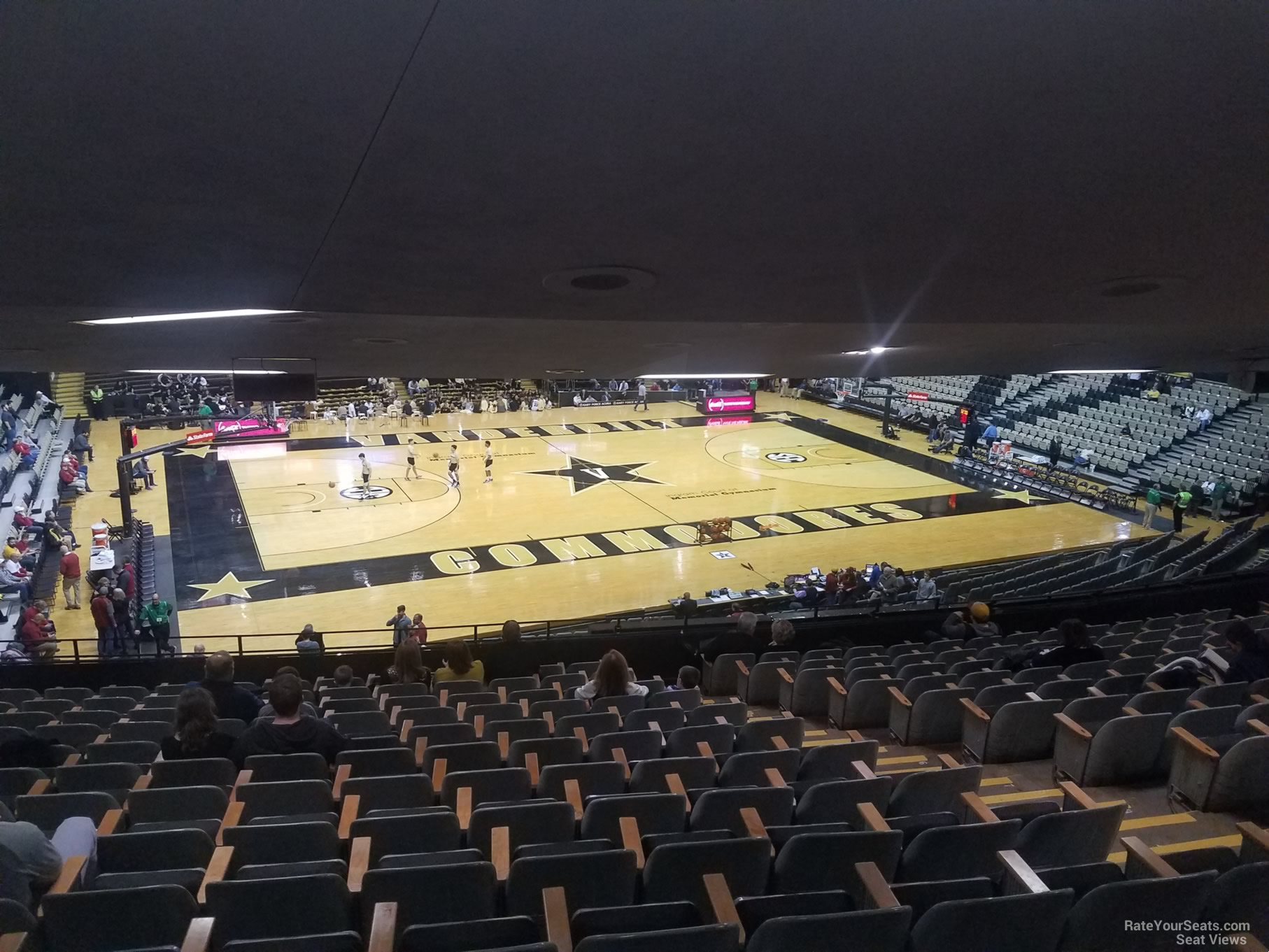 section 2e, row 14 seat view  - memorial gymnasium