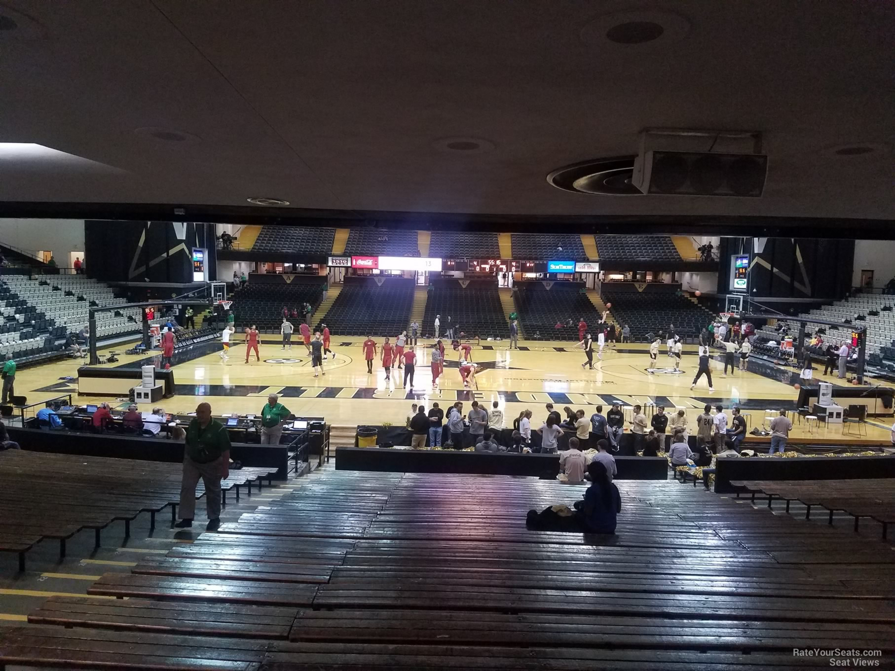 section i, row 32 seat view  - vanderbilt memorial gym