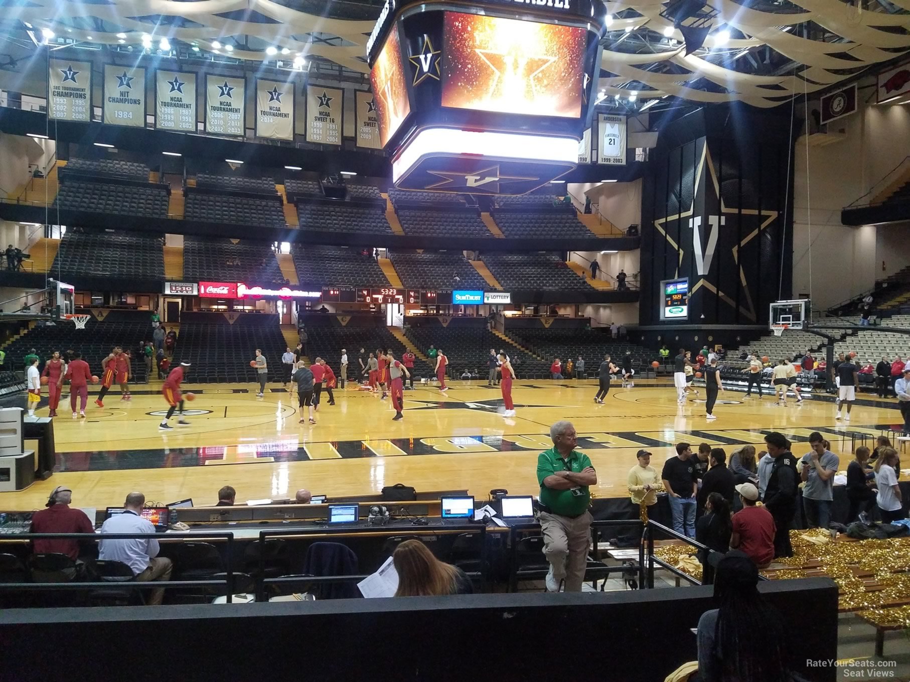 section j, row 15 seat view  - memorial gymnasium