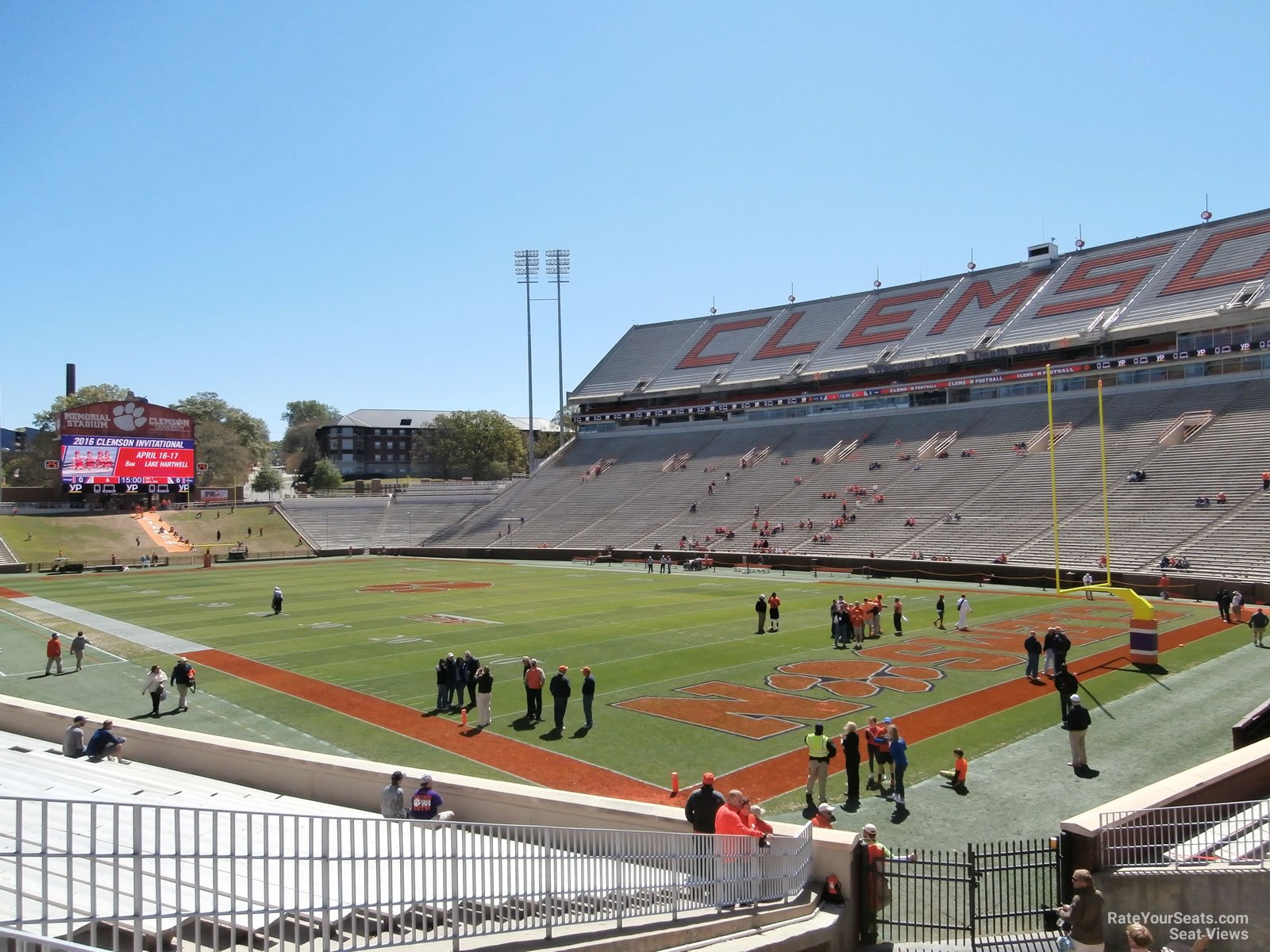 Seating Chart Clemson Memorial Stadium Football