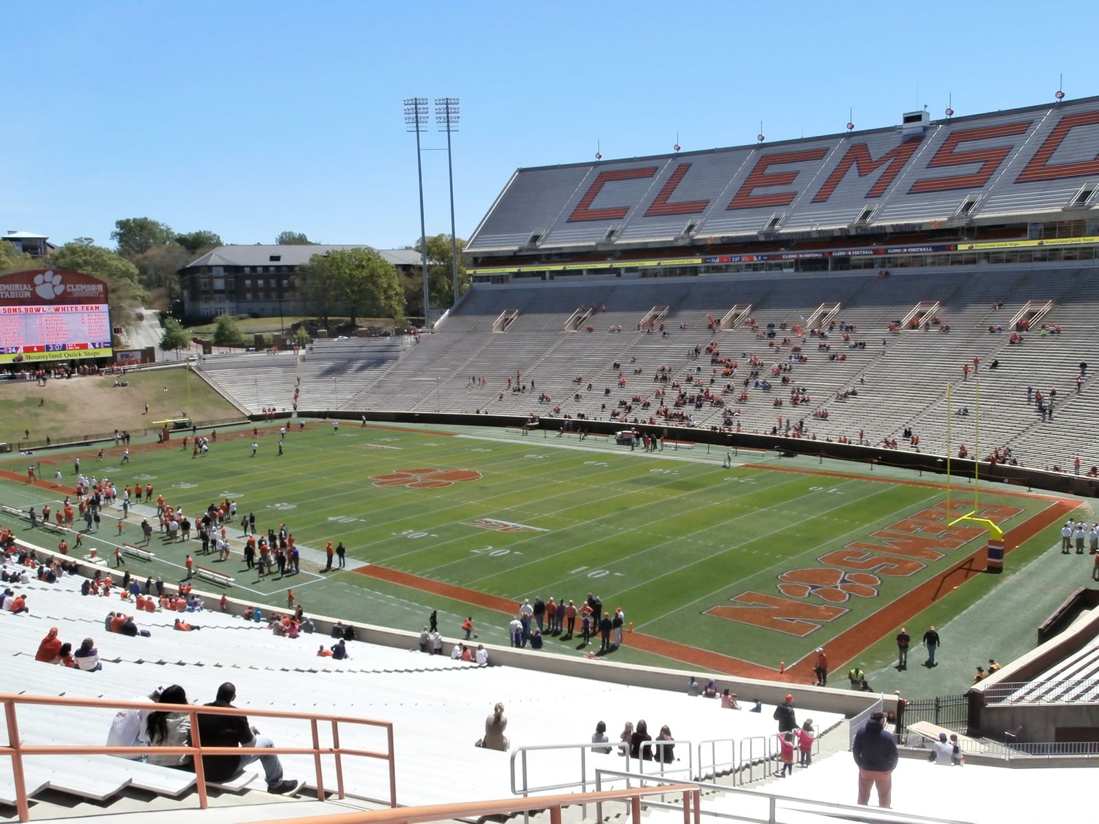 section ut, row p seat view  for football - clemson memorial stadium