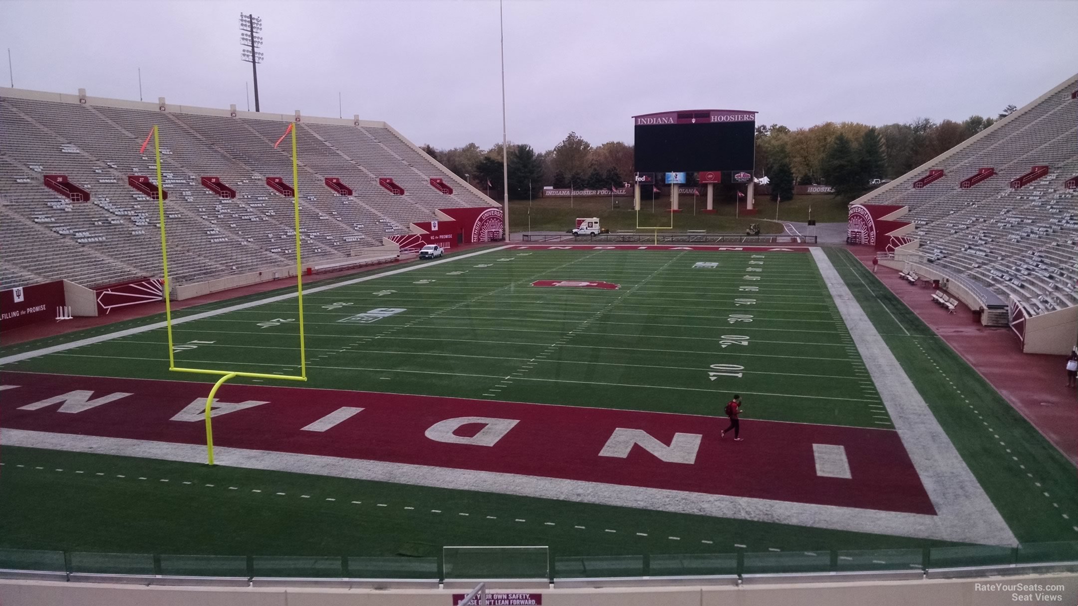 section 15, row 30 seat view  - memorial stadium (indiana)