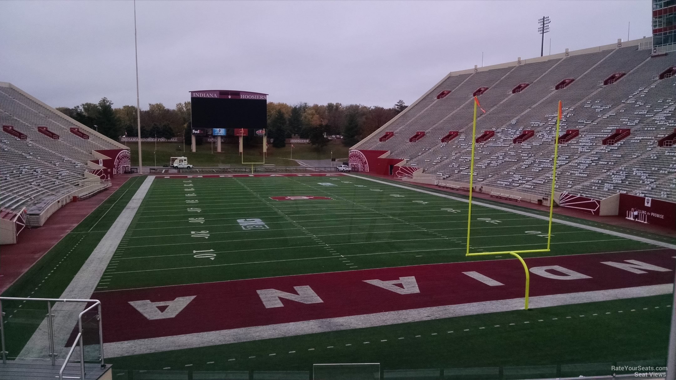 section 18, row 30 seat view  - memorial stadium (indiana)