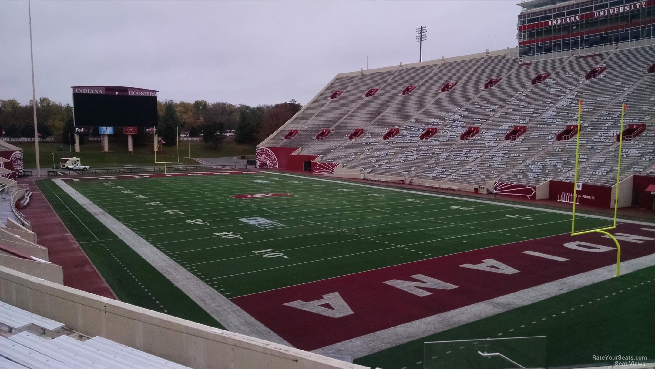 section 20, row 30 seat view  - memorial stadium (indiana)