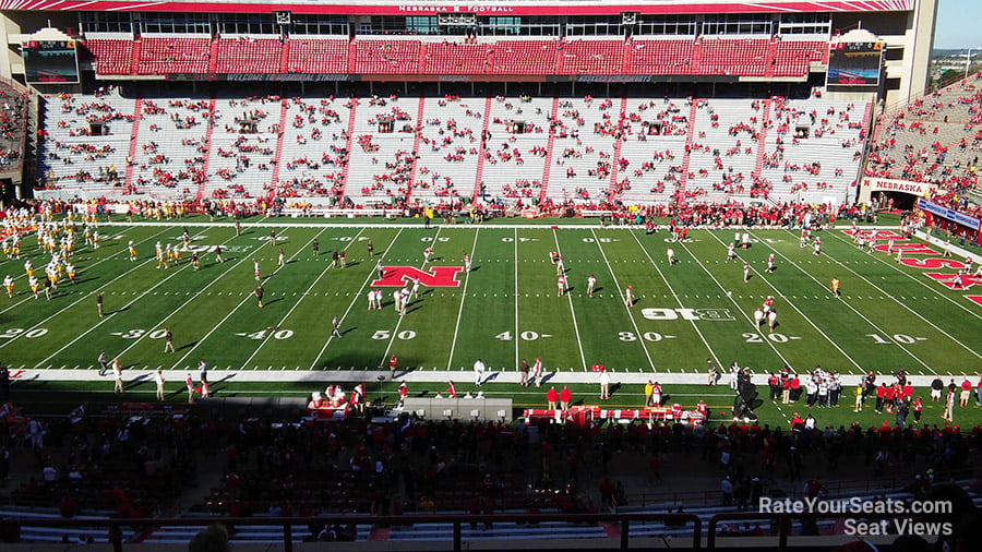 section 104, row 8 seat view  - memorial stadium (nebraska)