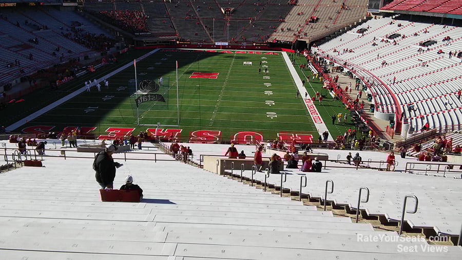section 36a, row 70 seat view  for football - memorial stadium (nebraska)
