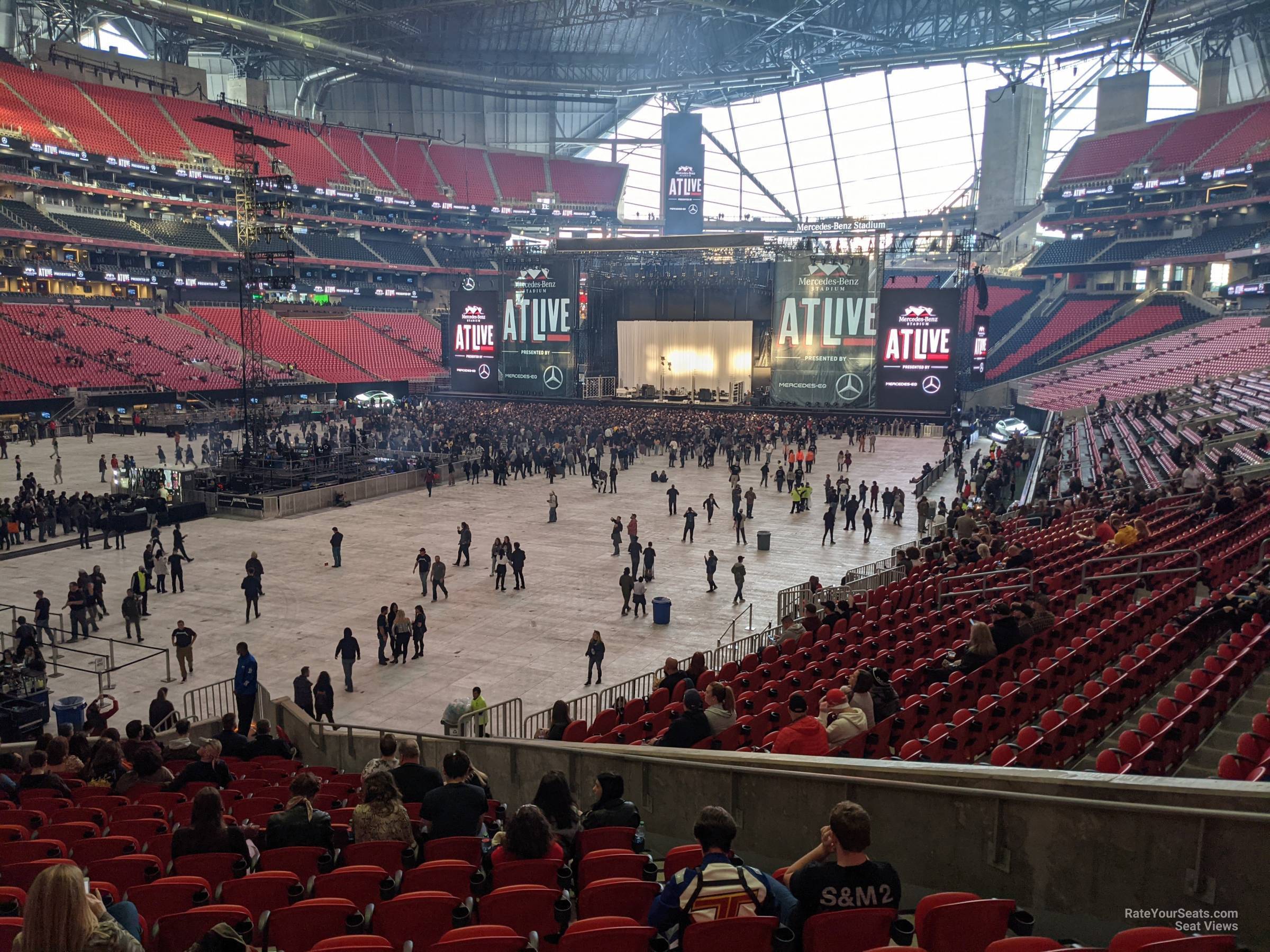 section 116 seat view  for concert - mercedes-benz stadium