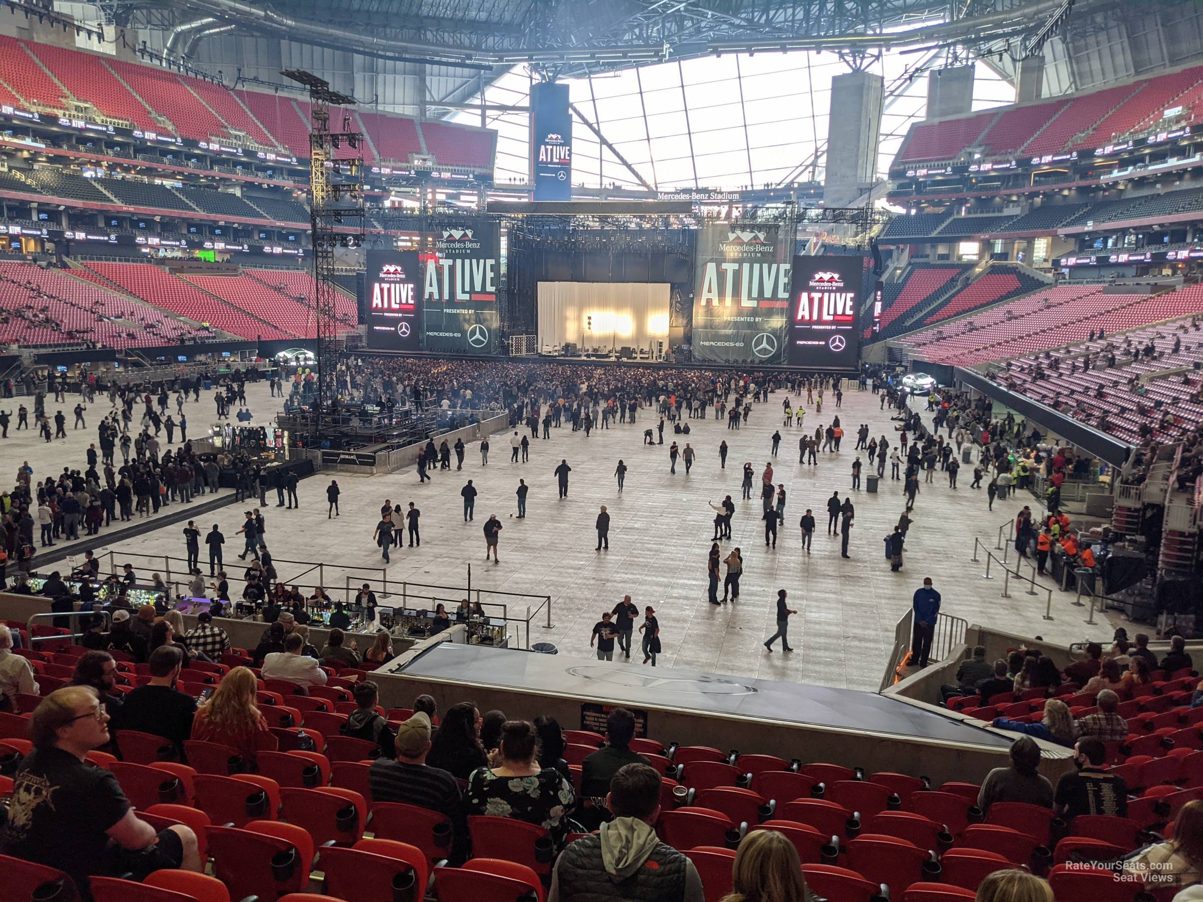 Section 117 At Mercedes Benz Stadium