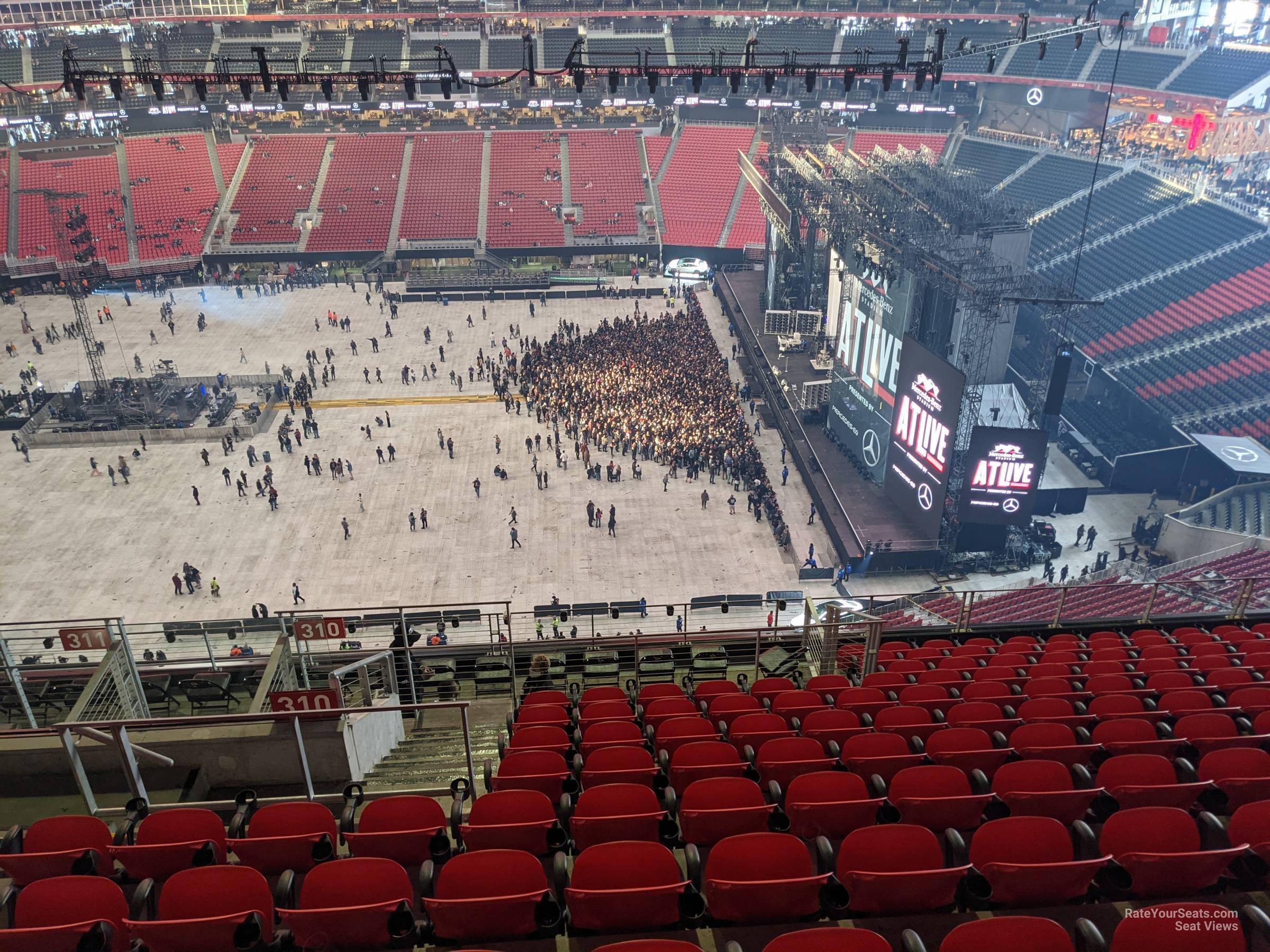 Section 310 At Mercedes Benz Stadium