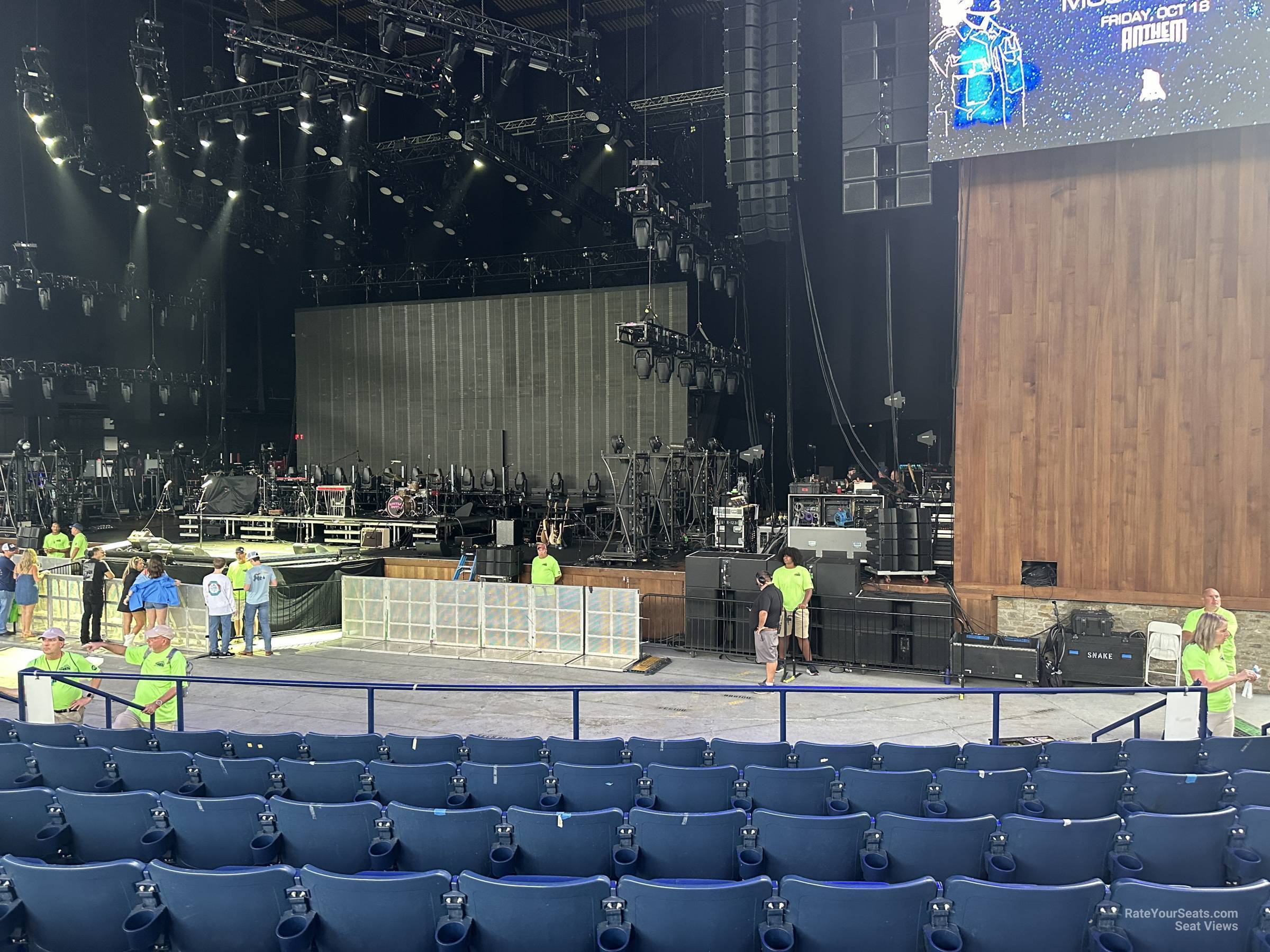 section 201, row h seat view  - merriweather post pavilion