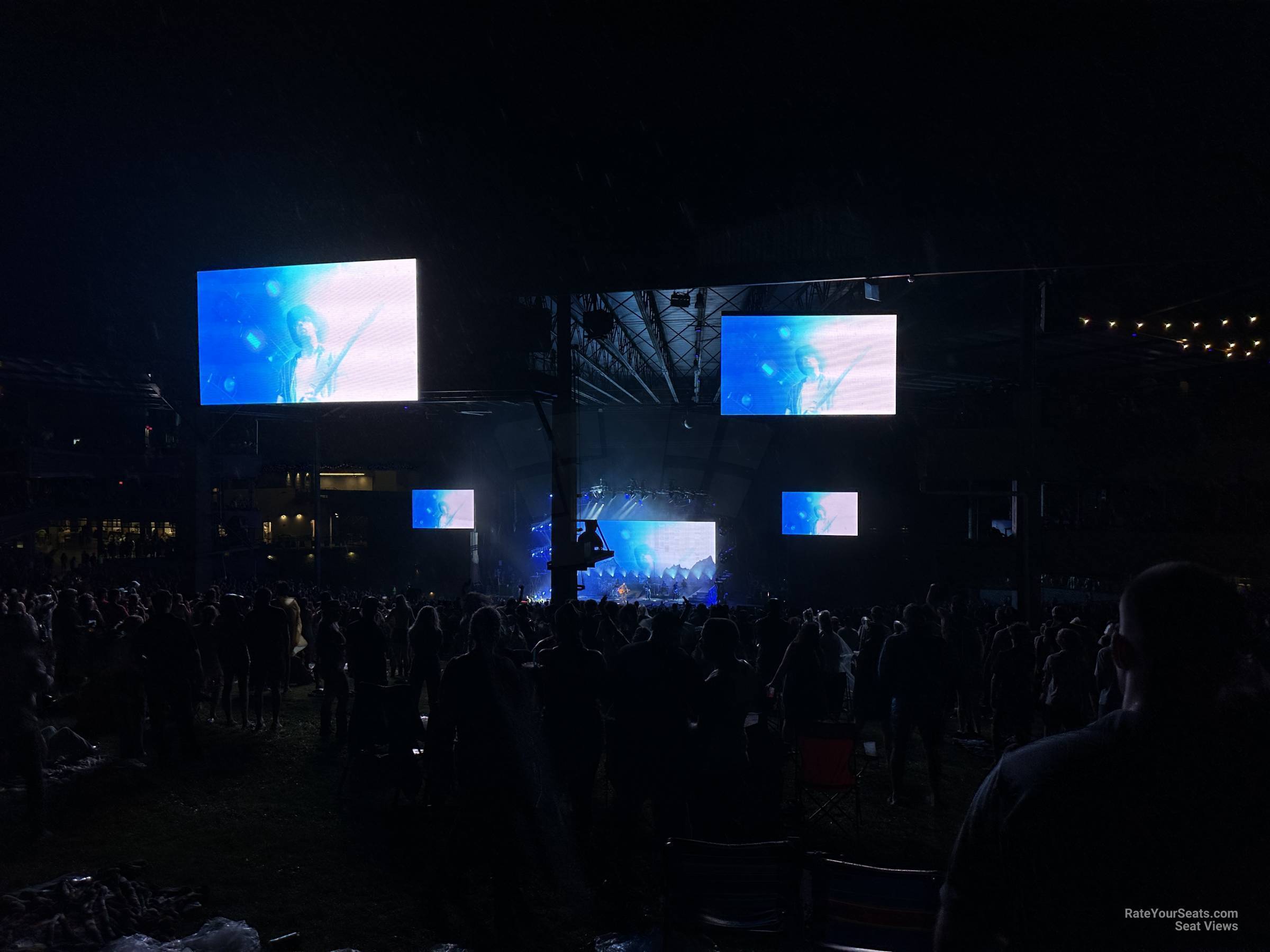 lawn, row ga seat view  - merriweather post pavilion