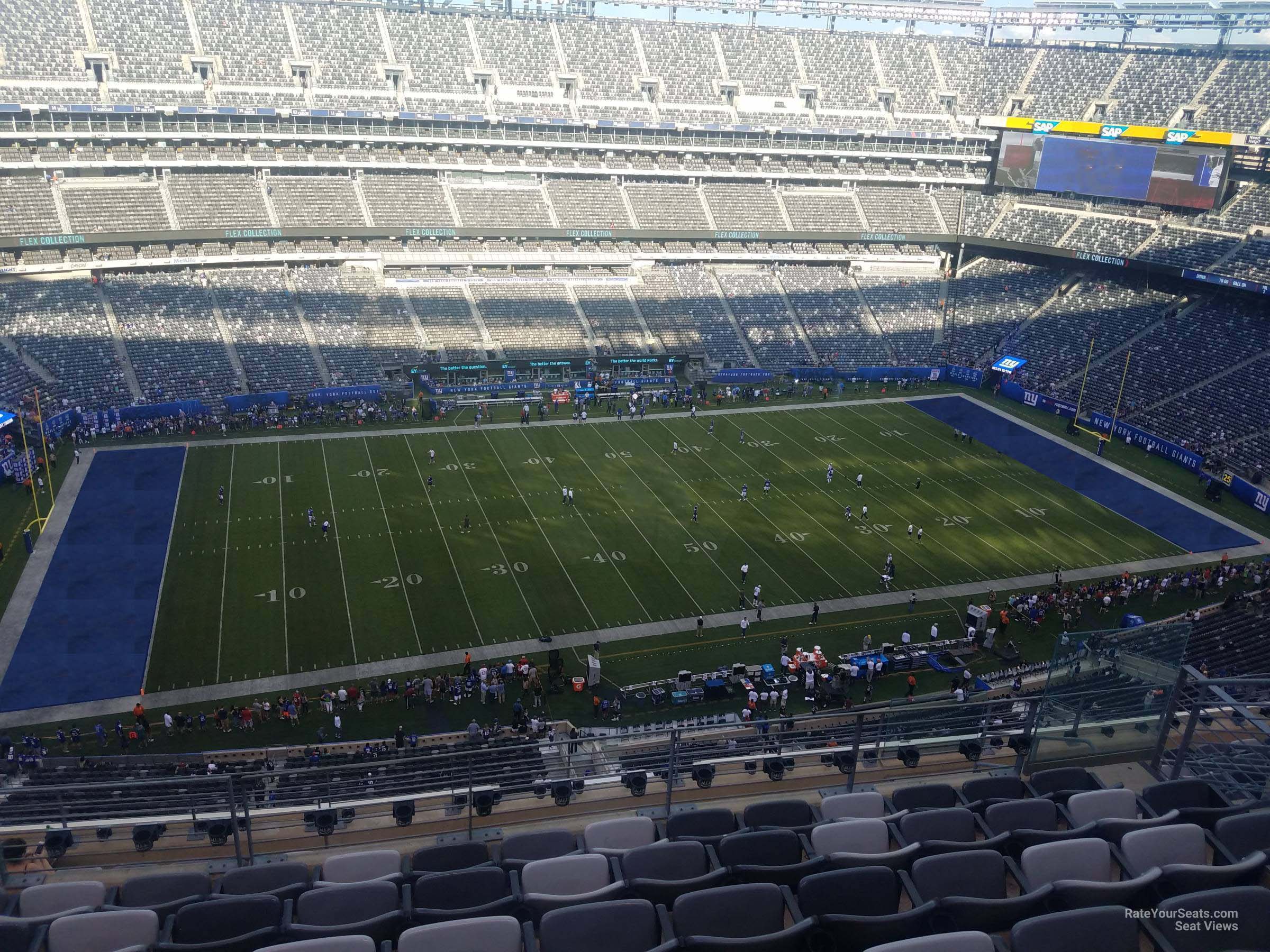 section 341, row 11 seat view  for football - metlife stadium