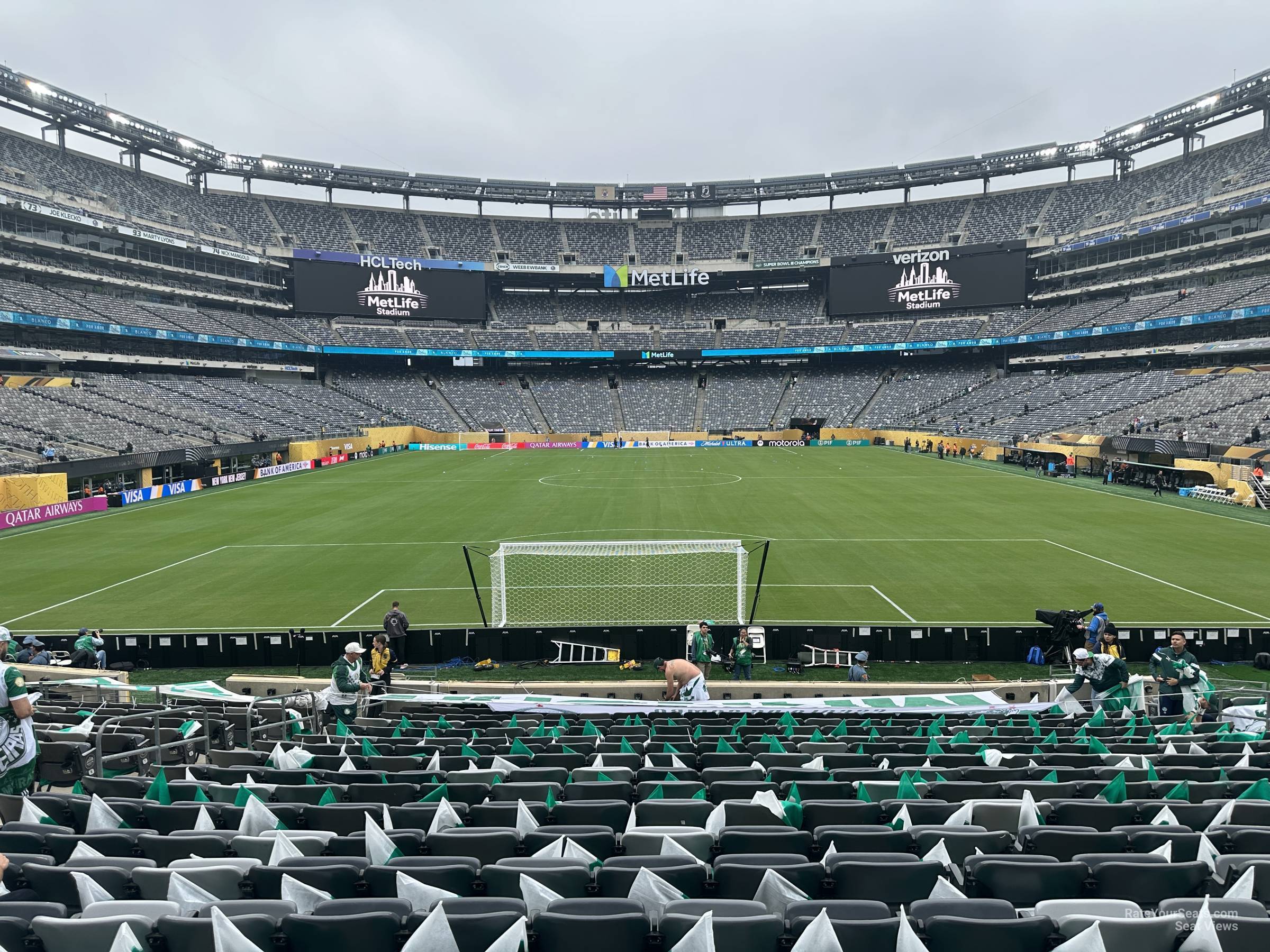 section 101, row 21 seat view  for soccer - metlife stadium