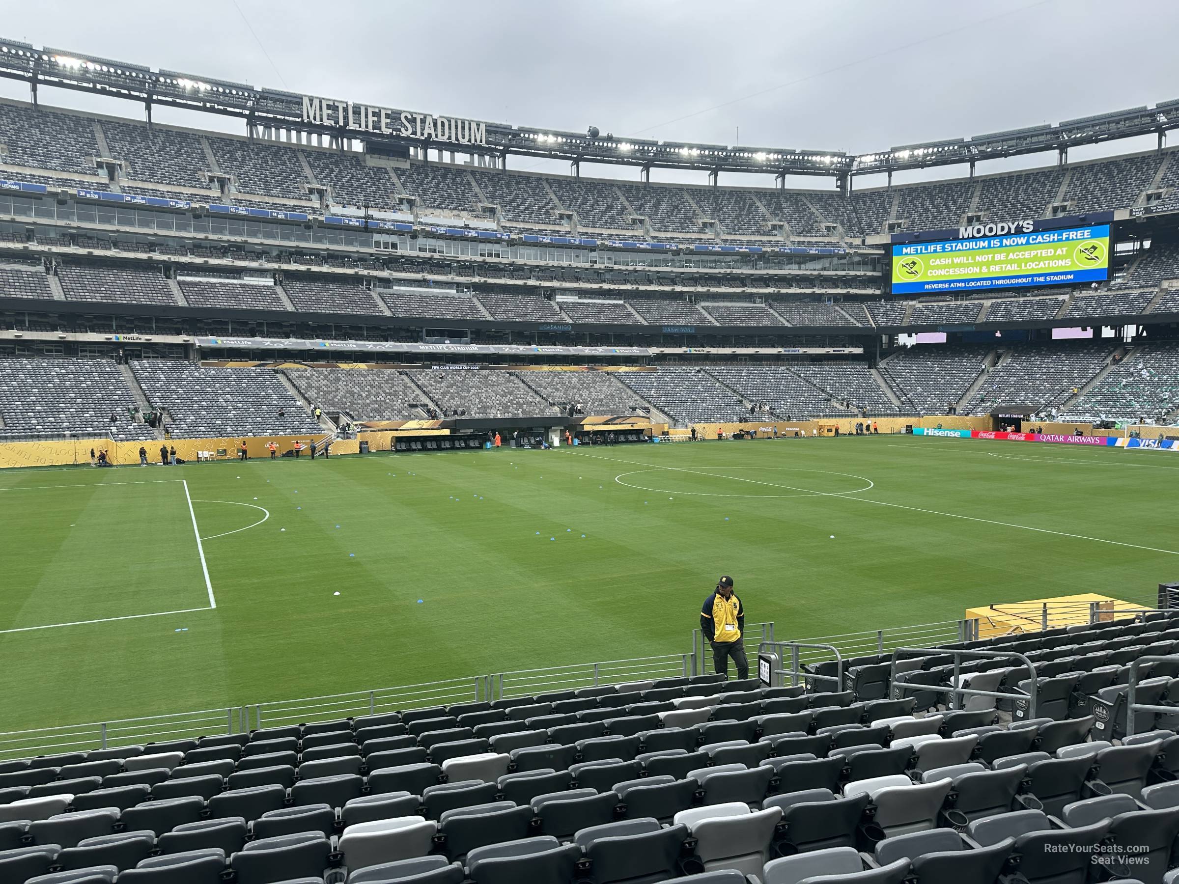 section 116, row 20 seat view  for soccer - metlife stadium