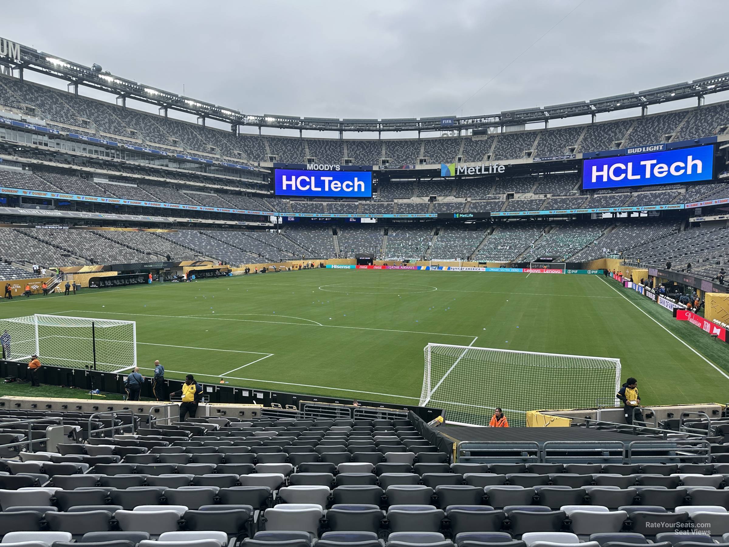 section 123, row 20 seat view  for soccer - metlife stadium