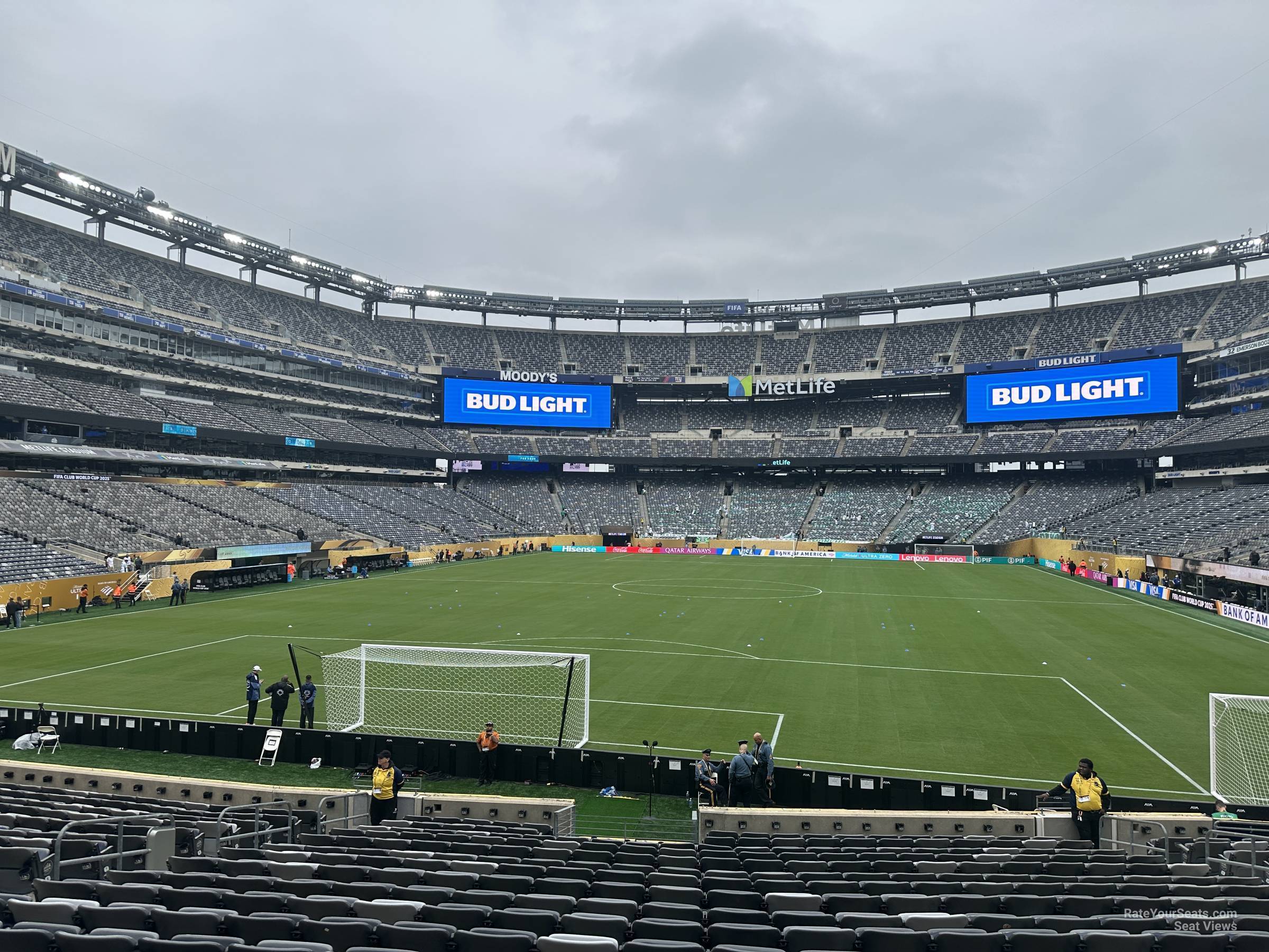 section 124, row 20 seat view  for soccer - metlife stadium