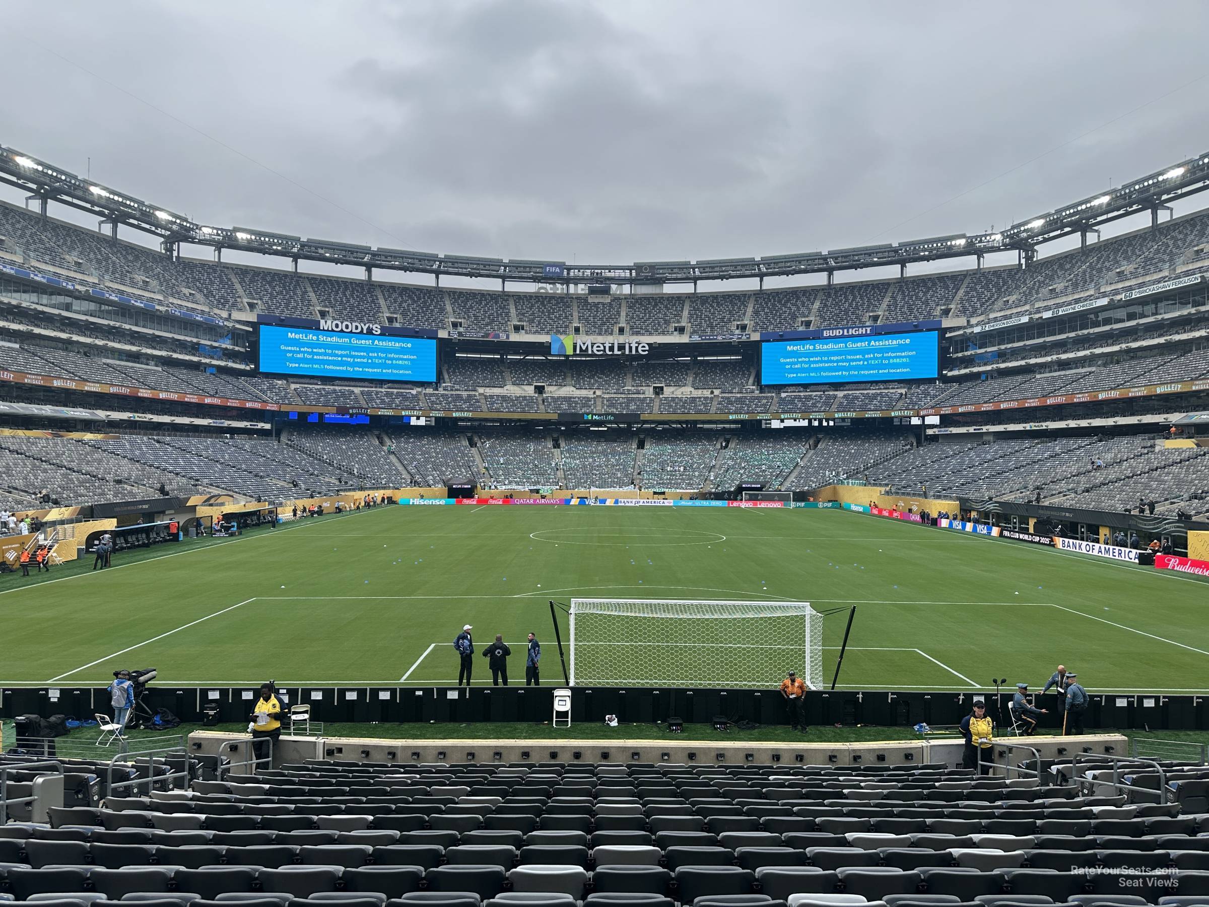 section 126, row 20 seat view  for soccer - metlife stadium