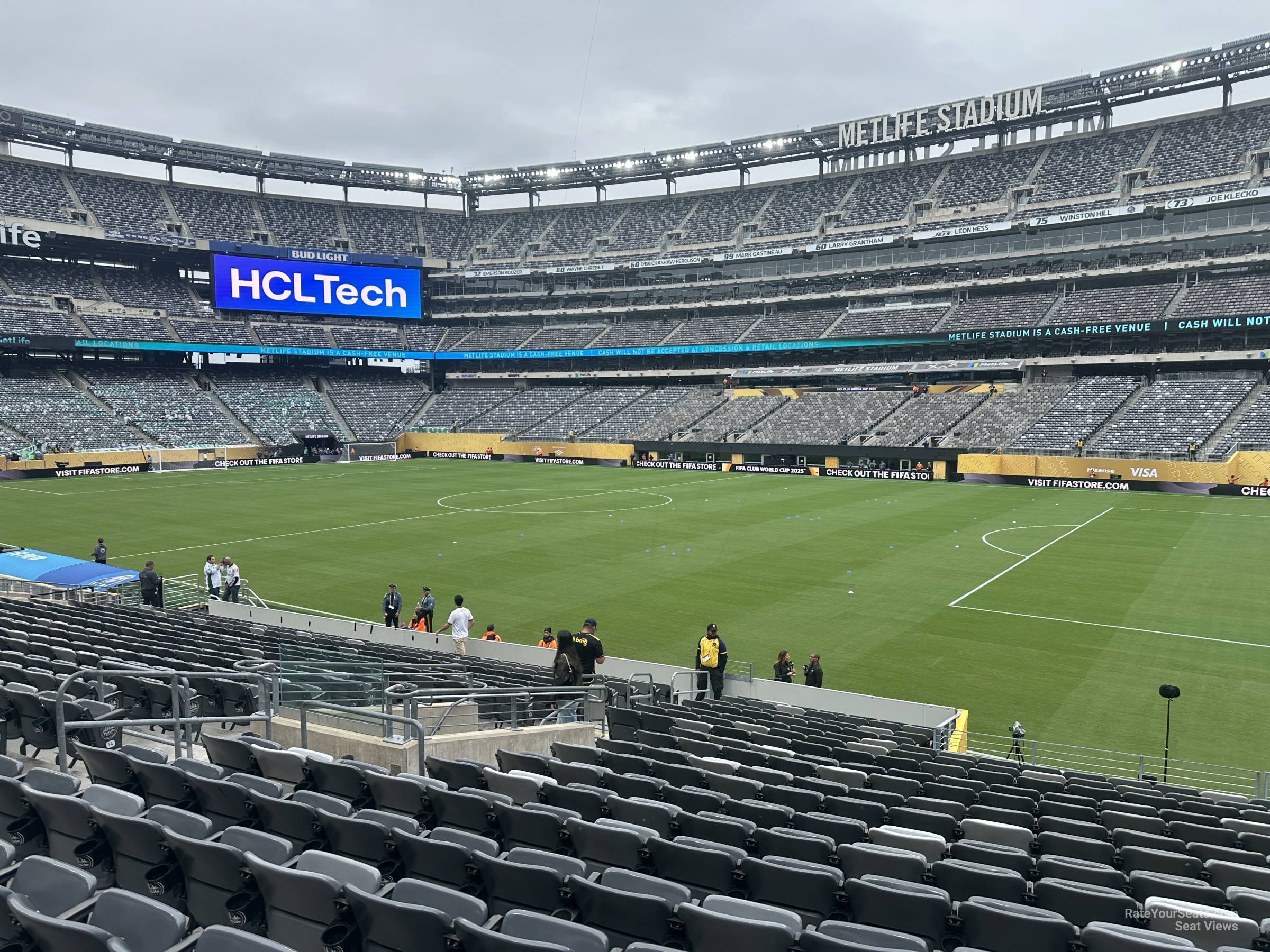 section 134, row 20 seat view  for soccer - metlife stadium