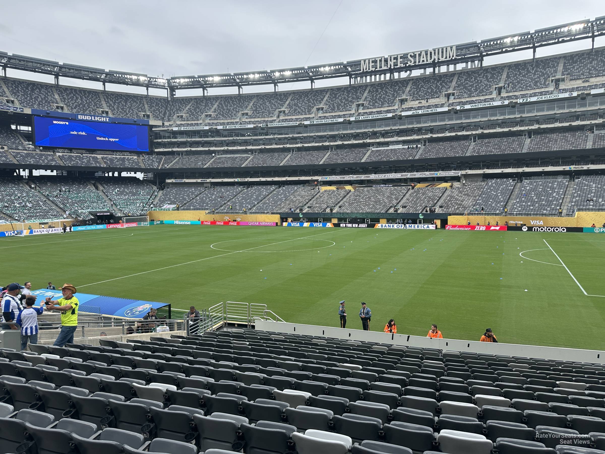 section 135, row 20 seat view  for soccer - metlife stadium
