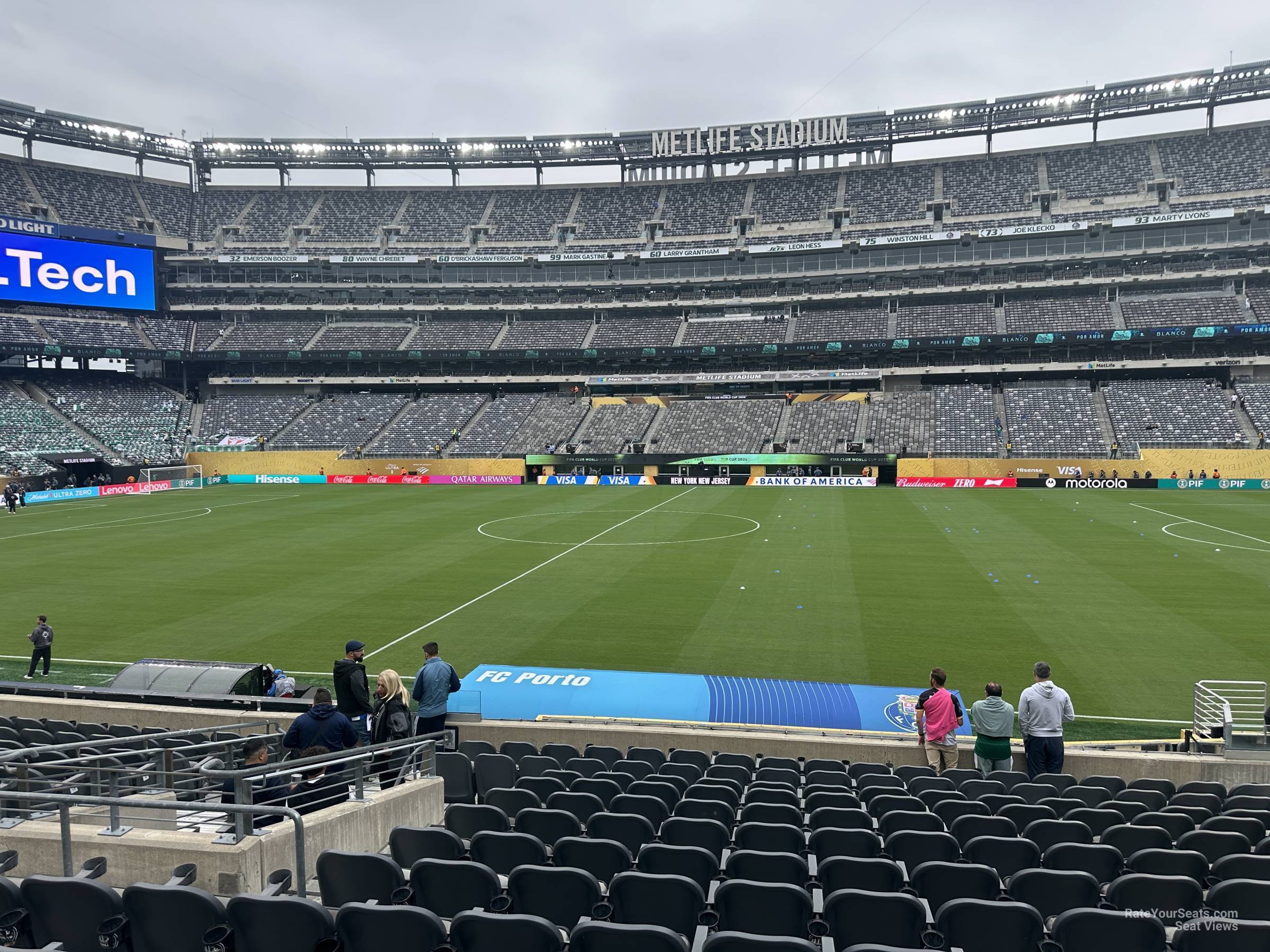 section 137, row 20 seat view  for soccer - metlife stadium