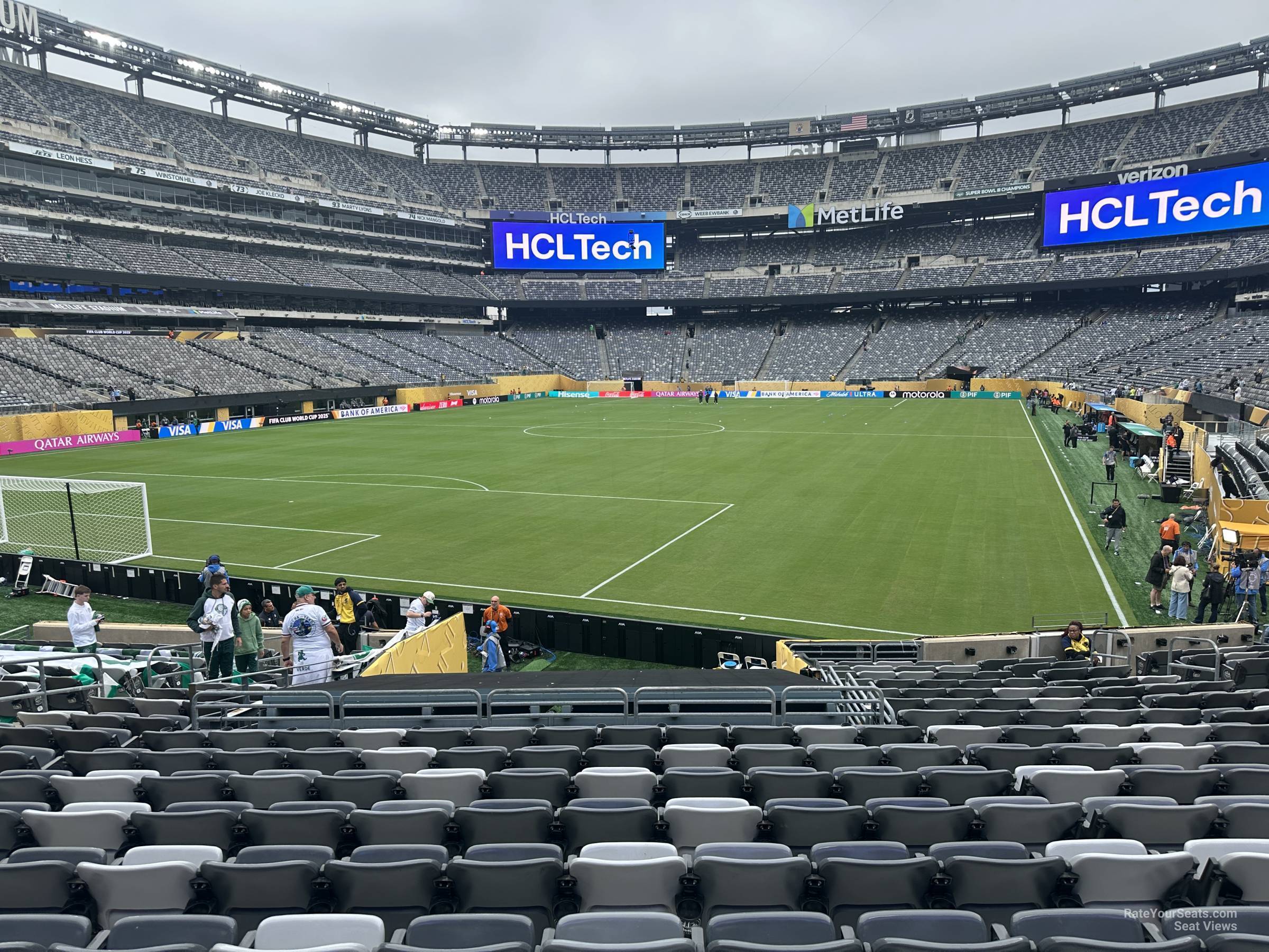 section 148, row 20 seat view  for soccer - metlife stadium