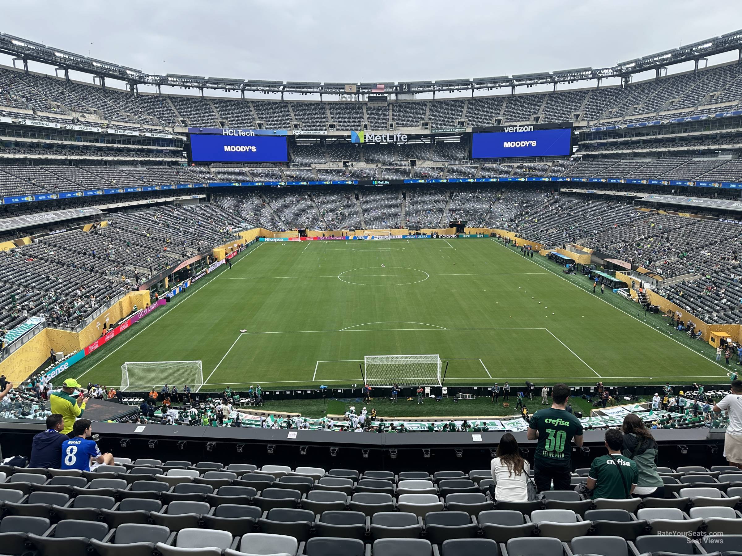 section 202a, row 10 seat view  for soccer - metlife stadium