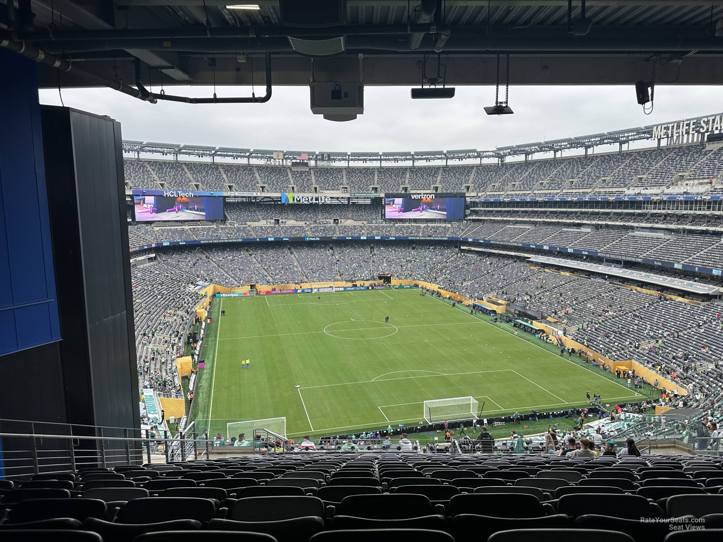 section 203b, row 18 seat view  for soccer - metlife stadium