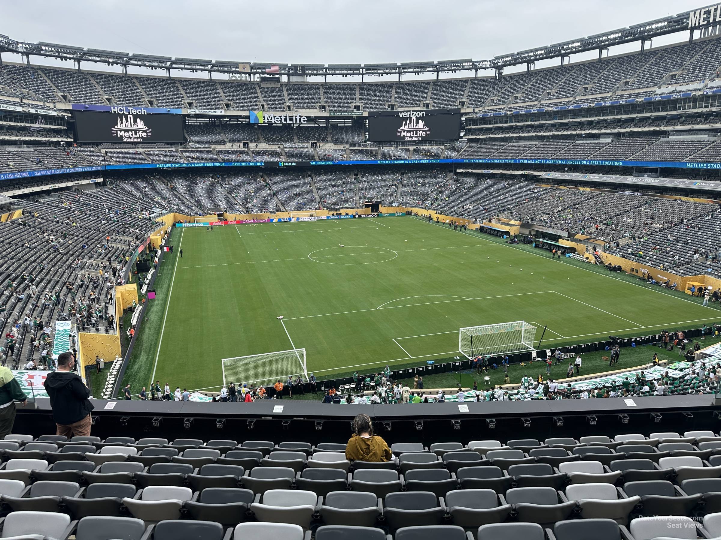 section 204, row 10 seat view  for soccer - metlife stadium