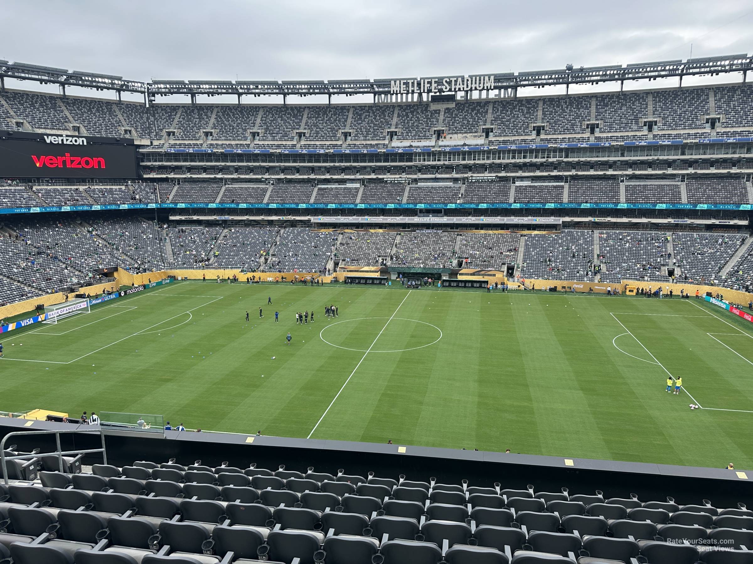 section 212, row 20 seat view  for soccer - metlife stadium