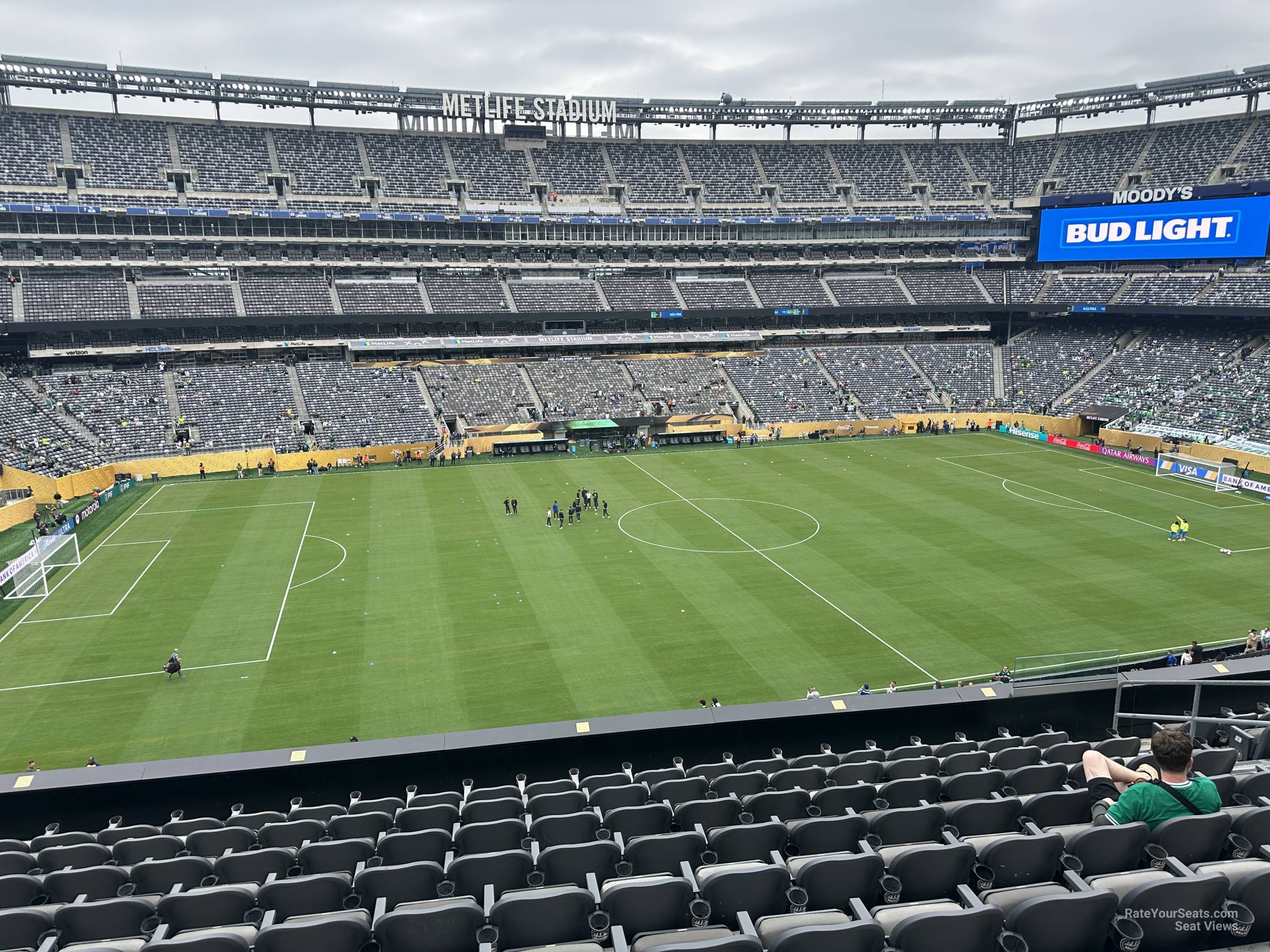 section 216, row 20 seat view  for soccer - metlife stadium