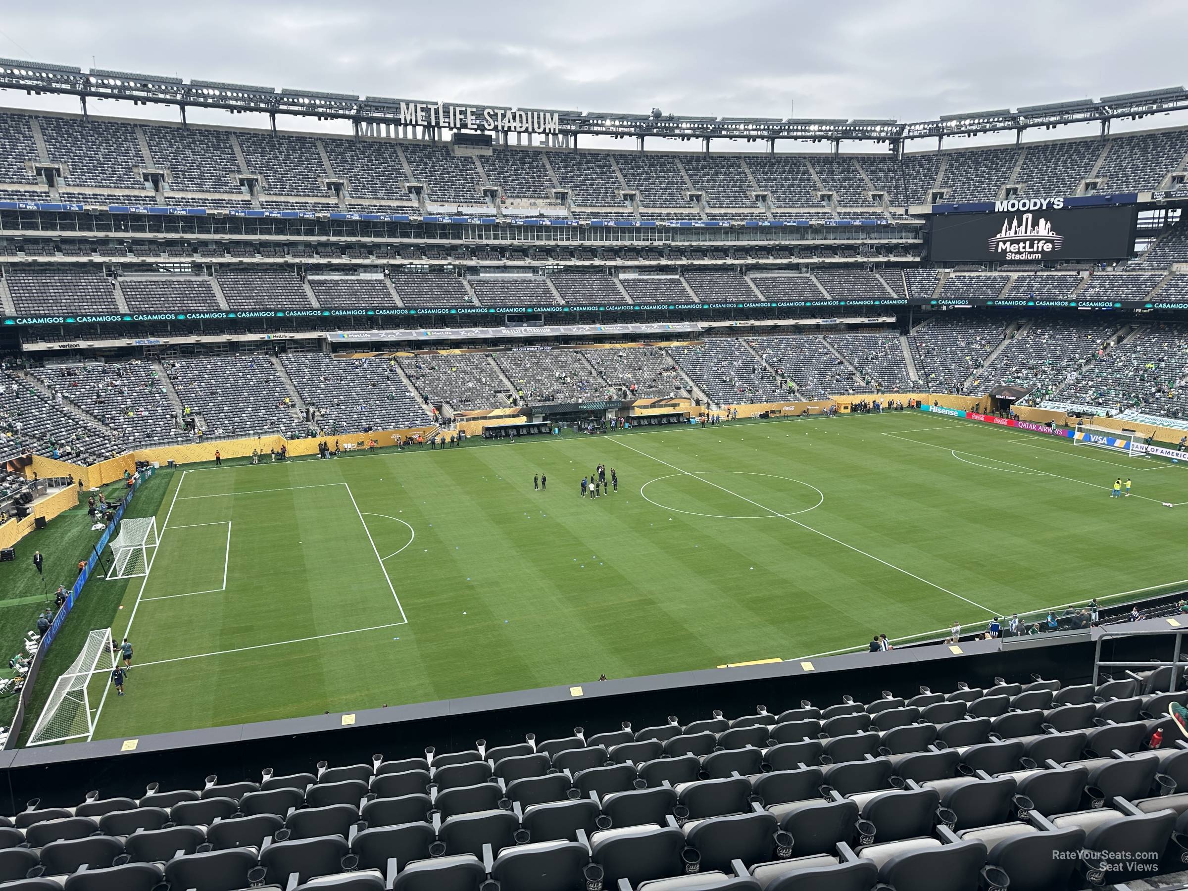 section 217, row 20 seat view  for soccer - metlife stadium