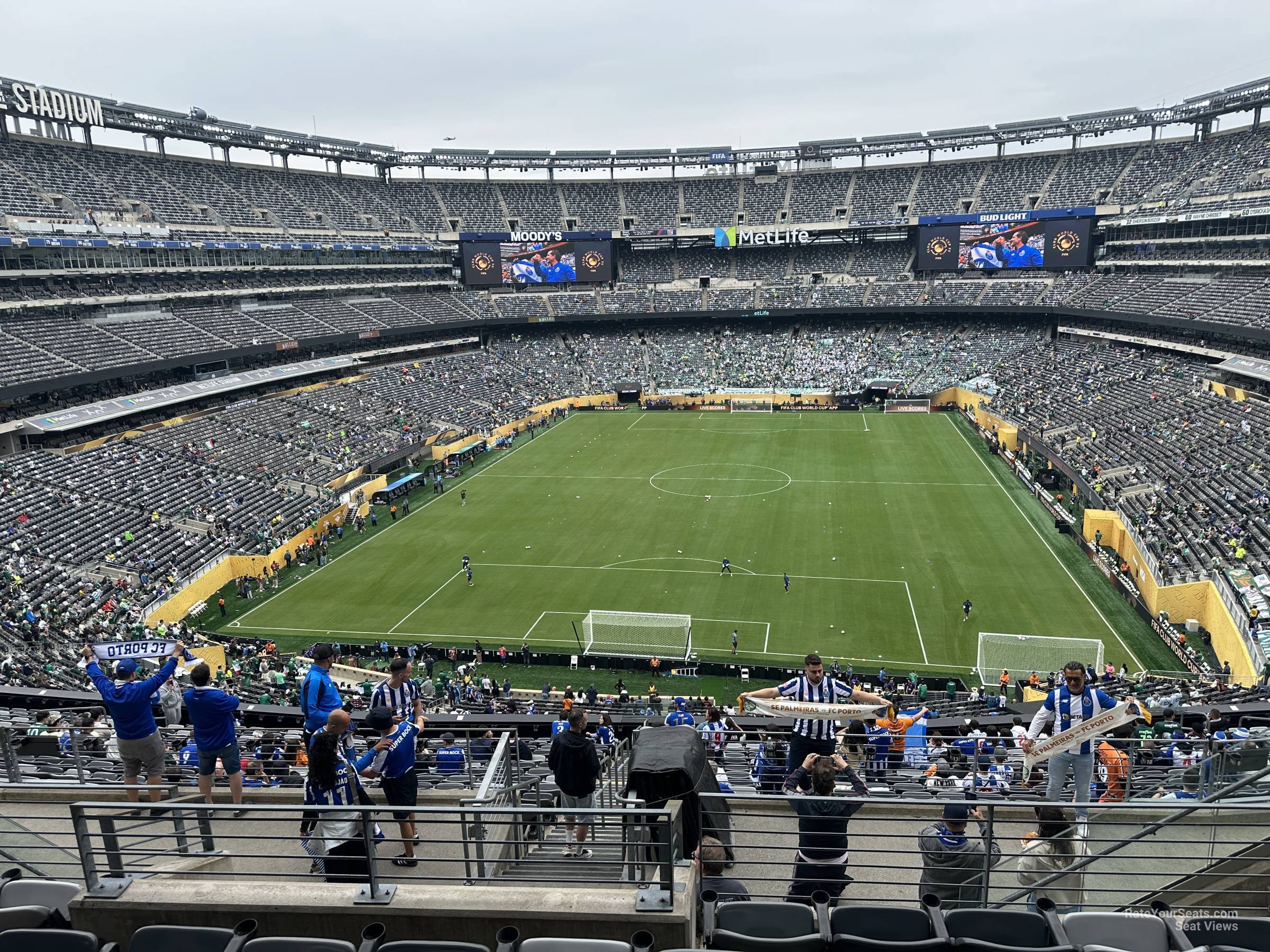 section 225b, row 8 seat view  for soccer - metlife stadium