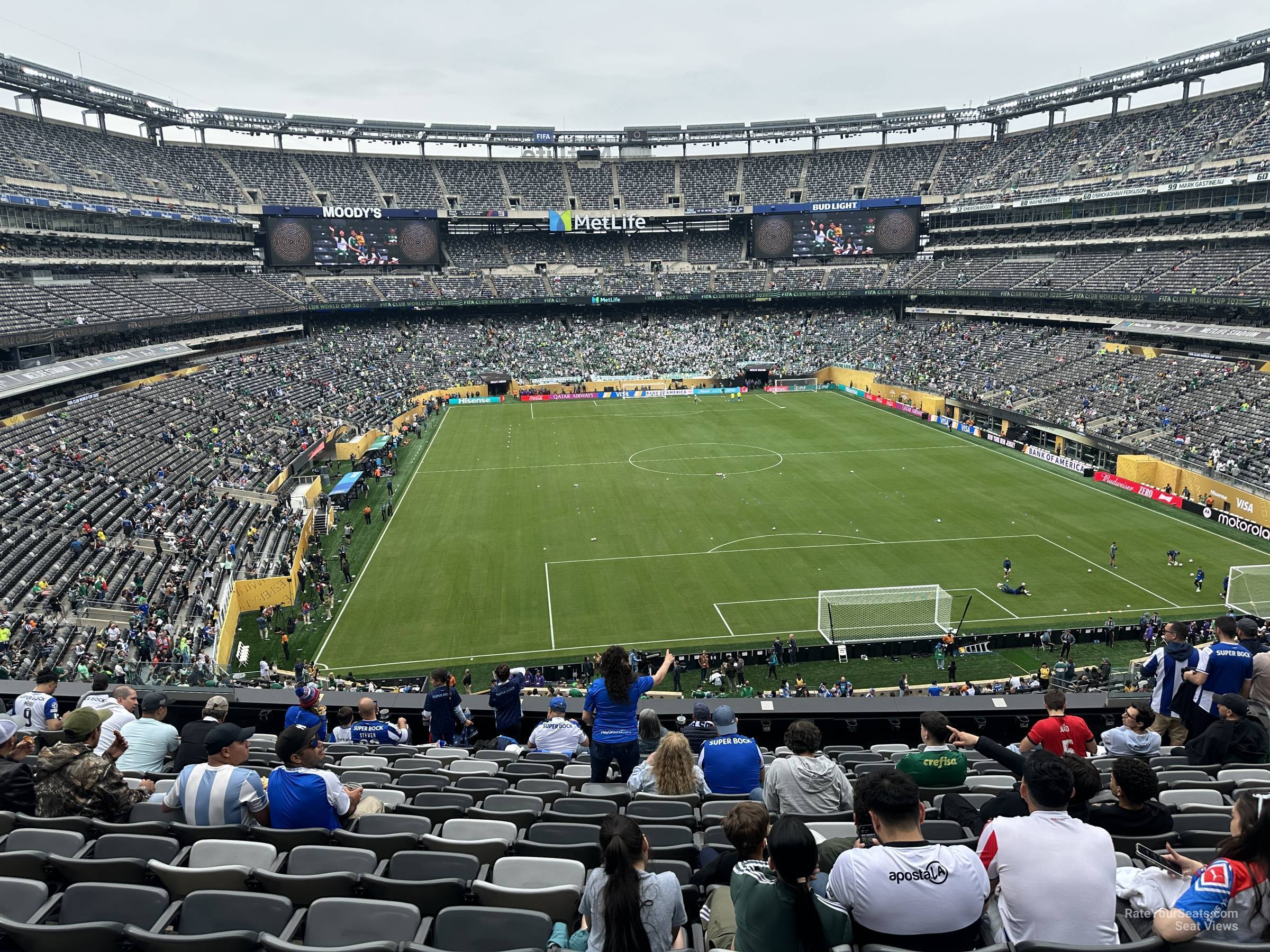 section 228a, row 11 seat view  for soccer - metlife stadium