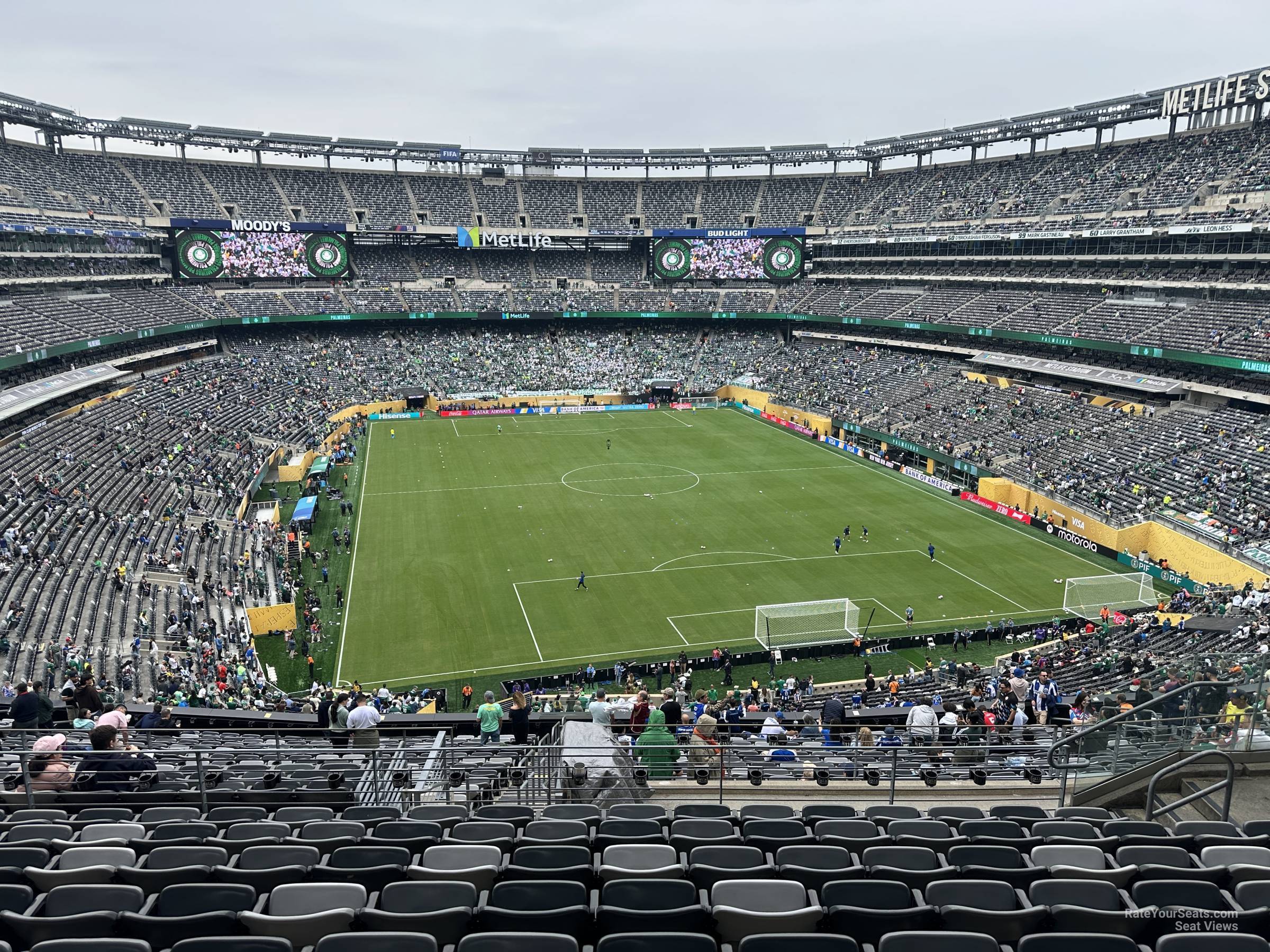 section 228b, row 8 seat view  for soccer - metlife stadium