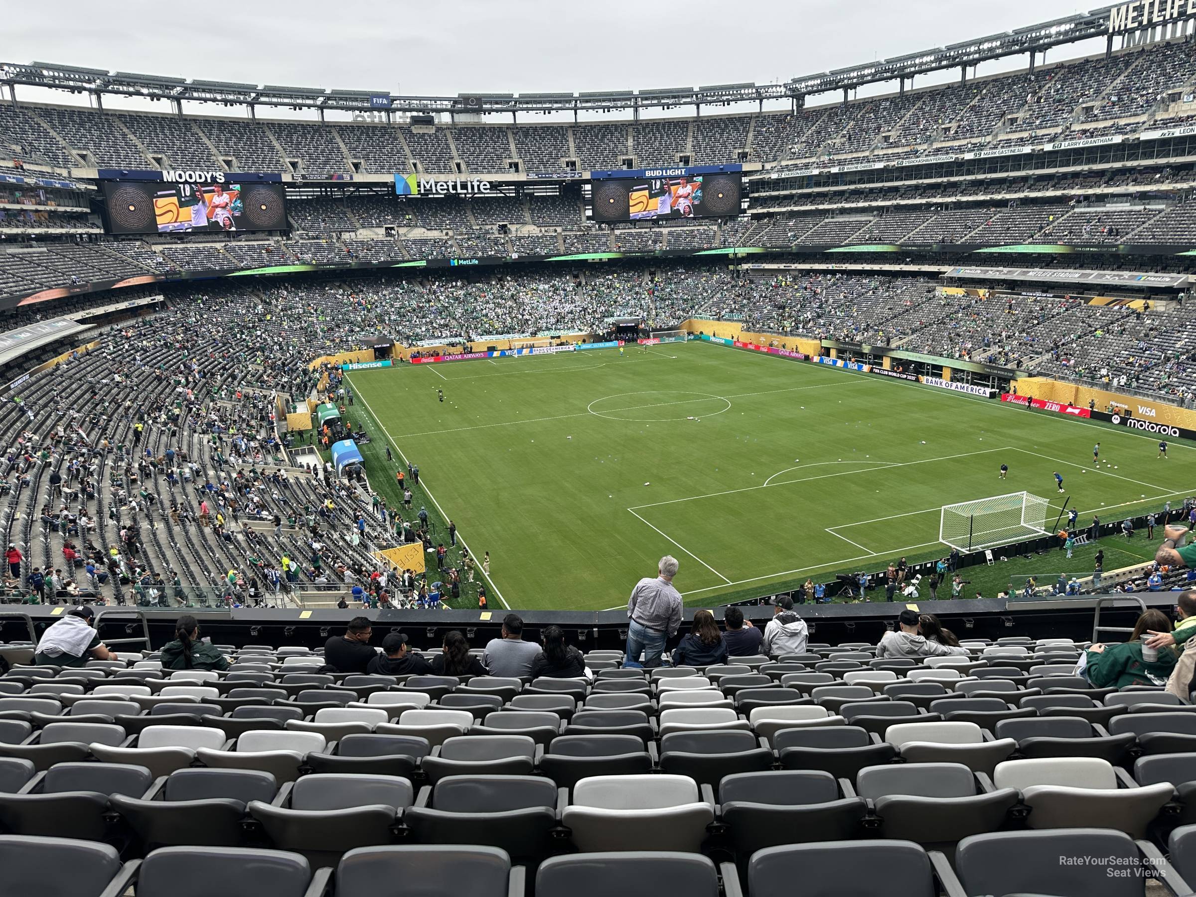 section 230, row 12 seat view  for soccer - metlife stadium