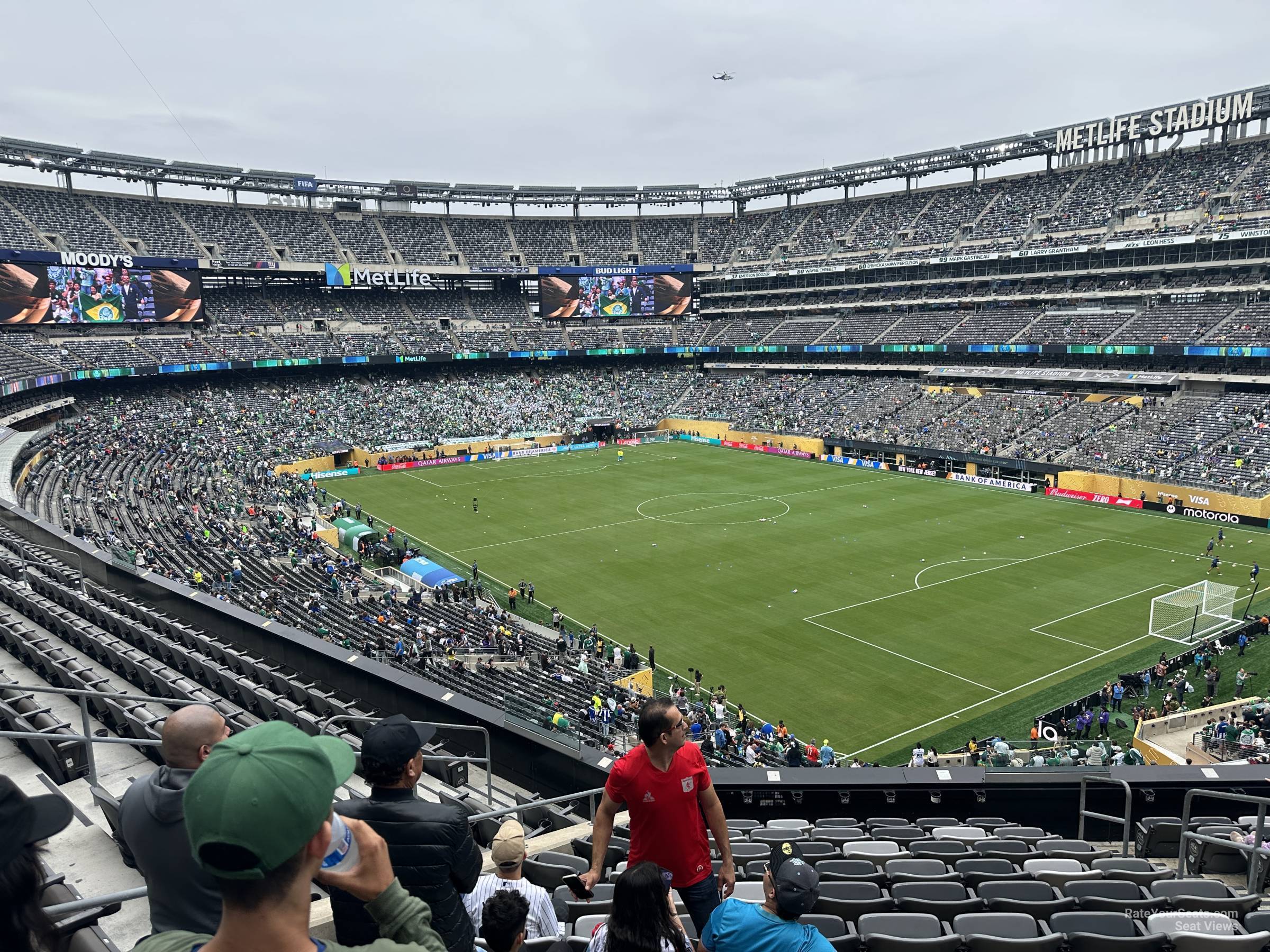 section 232a, row 12 seat view  for soccer - metlife stadium