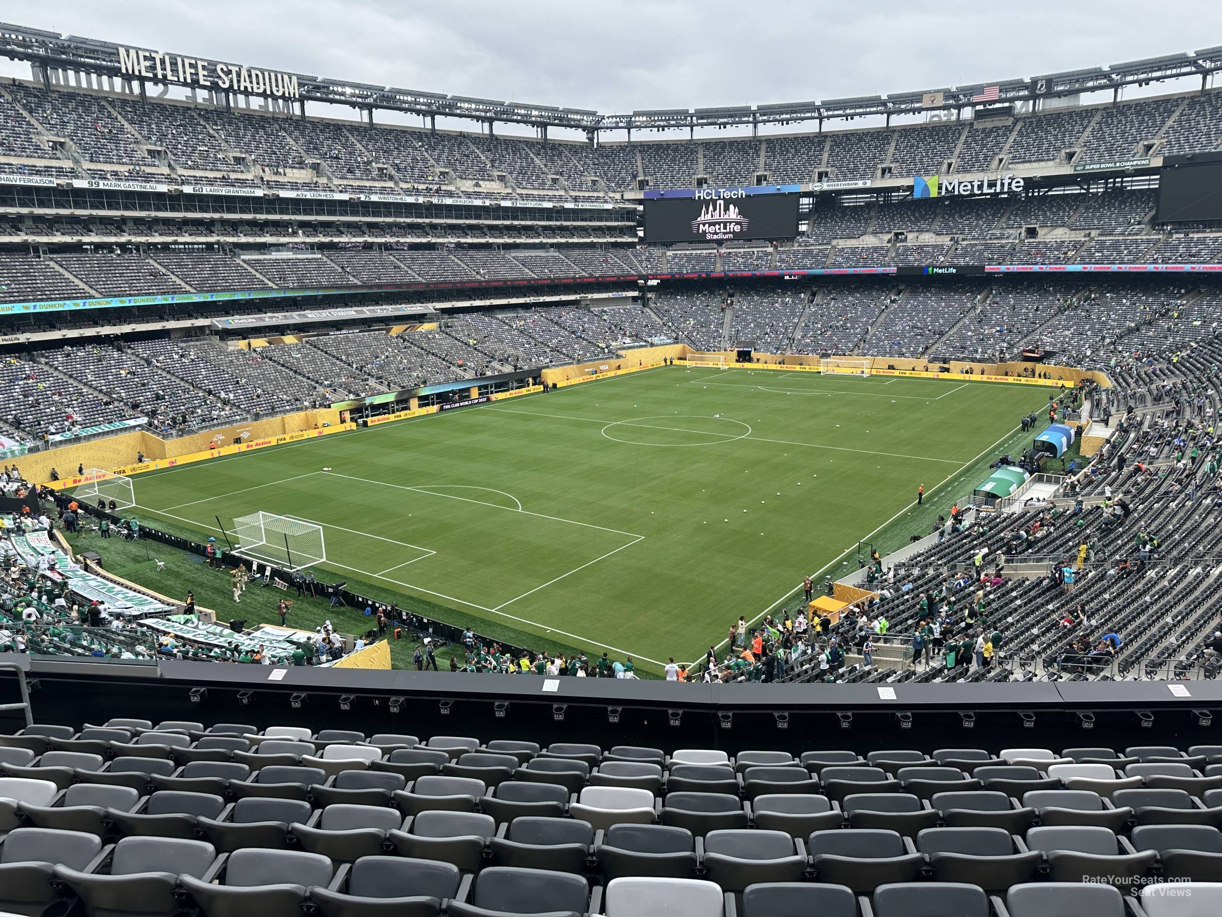 section 246, row 10 seat view  for soccer - metlife stadium